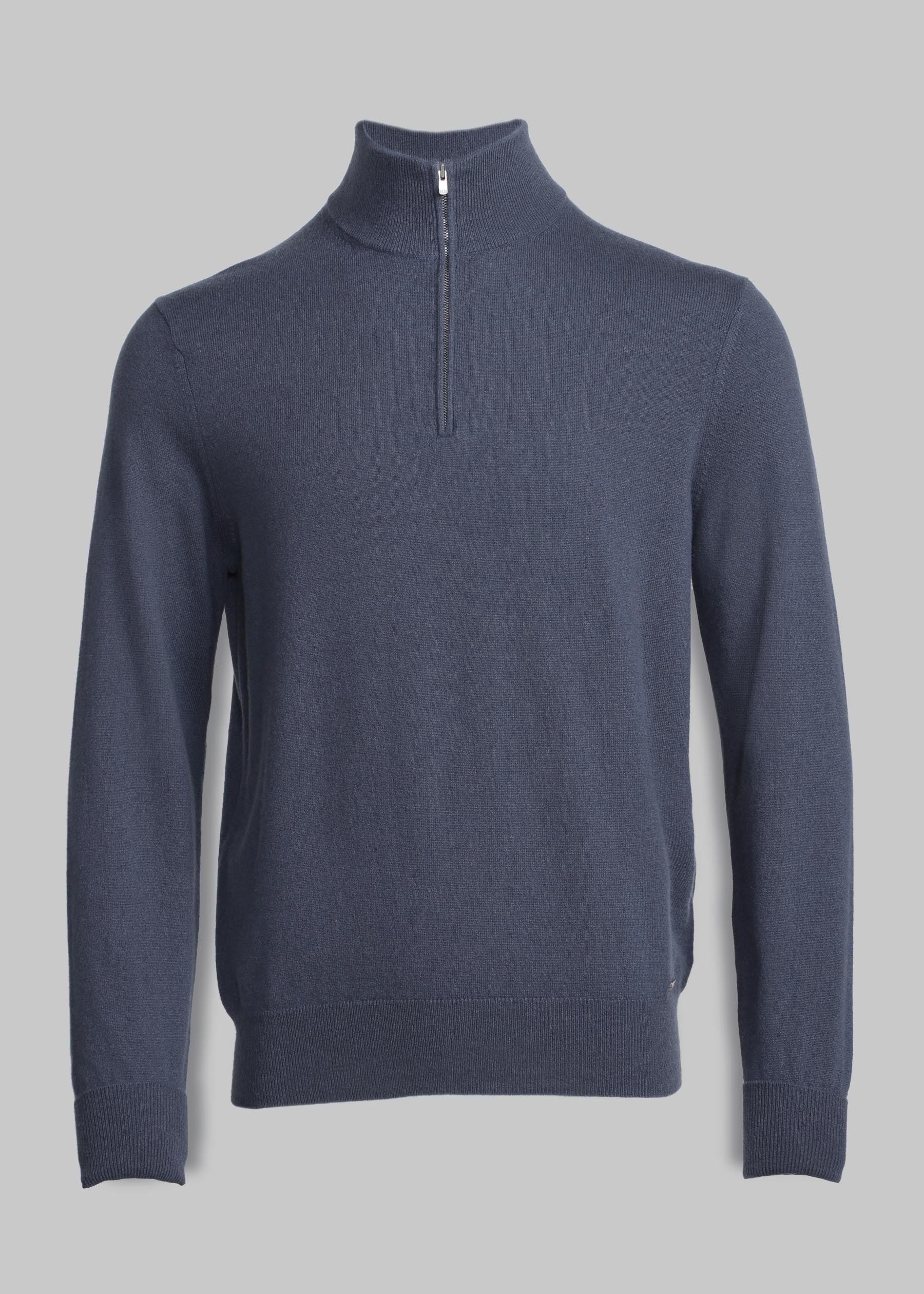 Liscio Men's Cashmere Half Zip Jumper