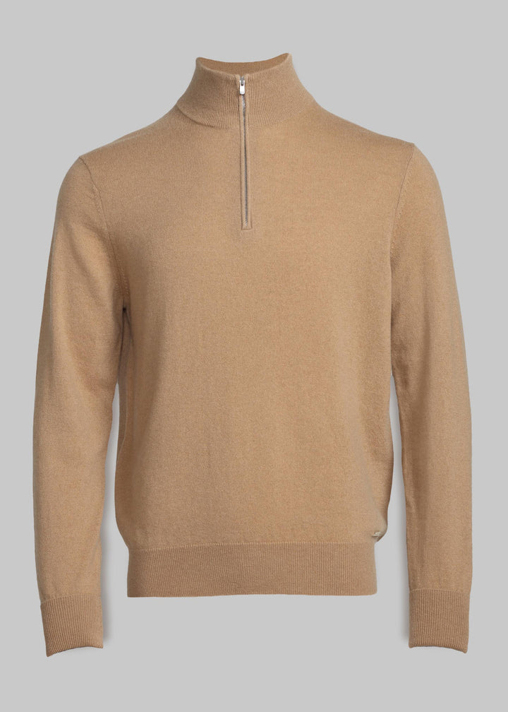 Liscio Cashmere Half Zip Jumper