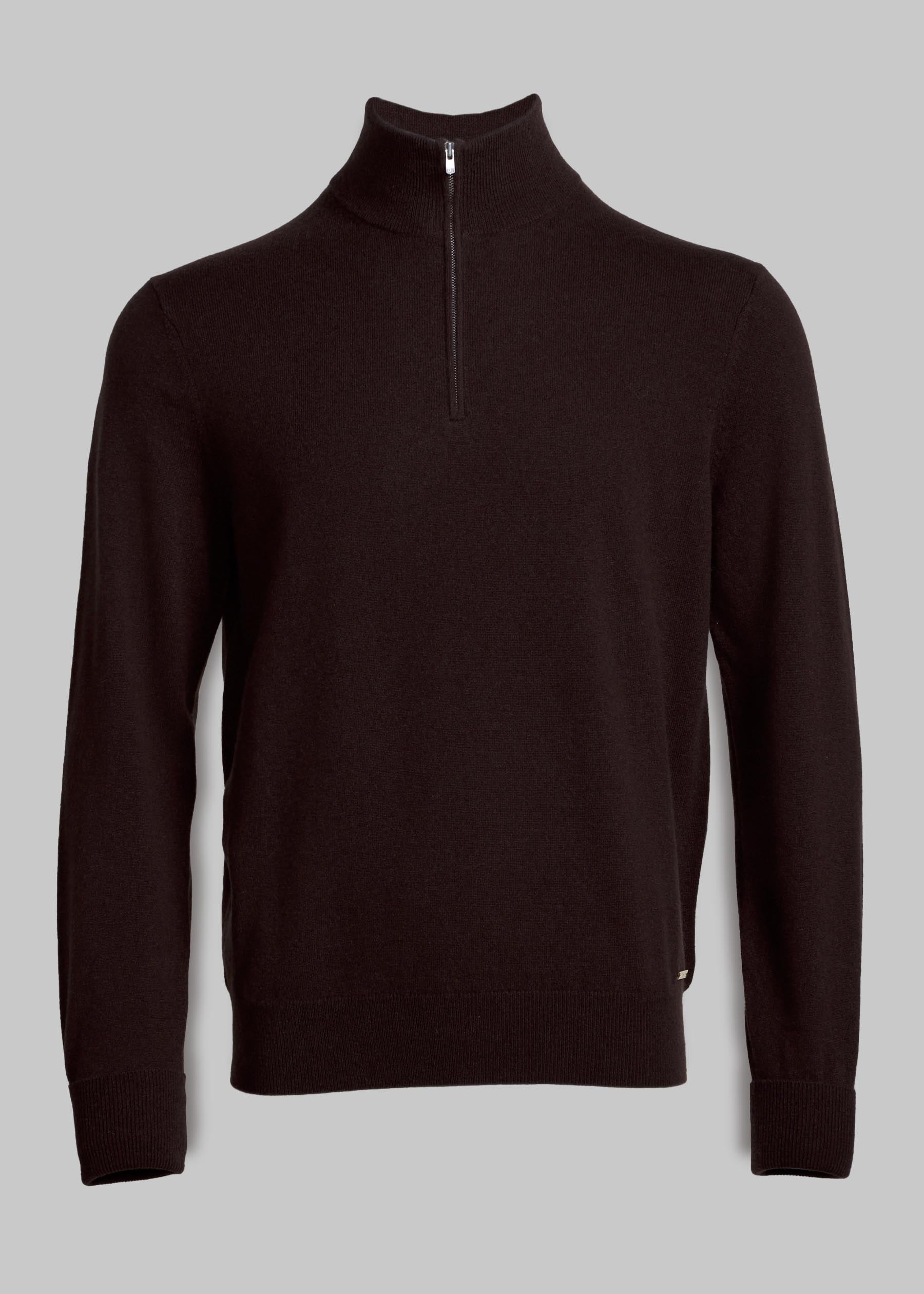 Liscio Men's Cashmere Half Zip Jumper