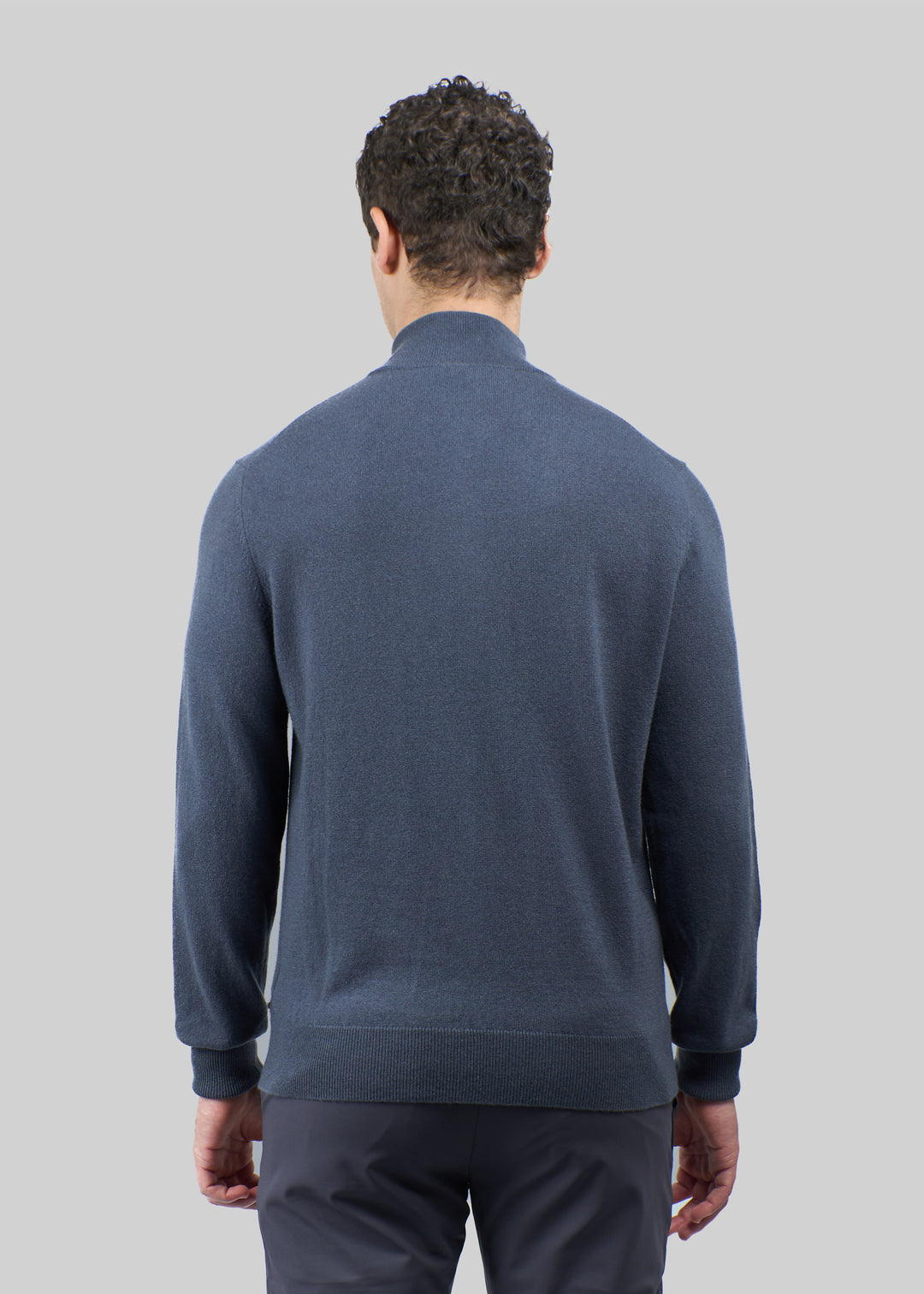 Liscio Cashmere Half Zip Jumper