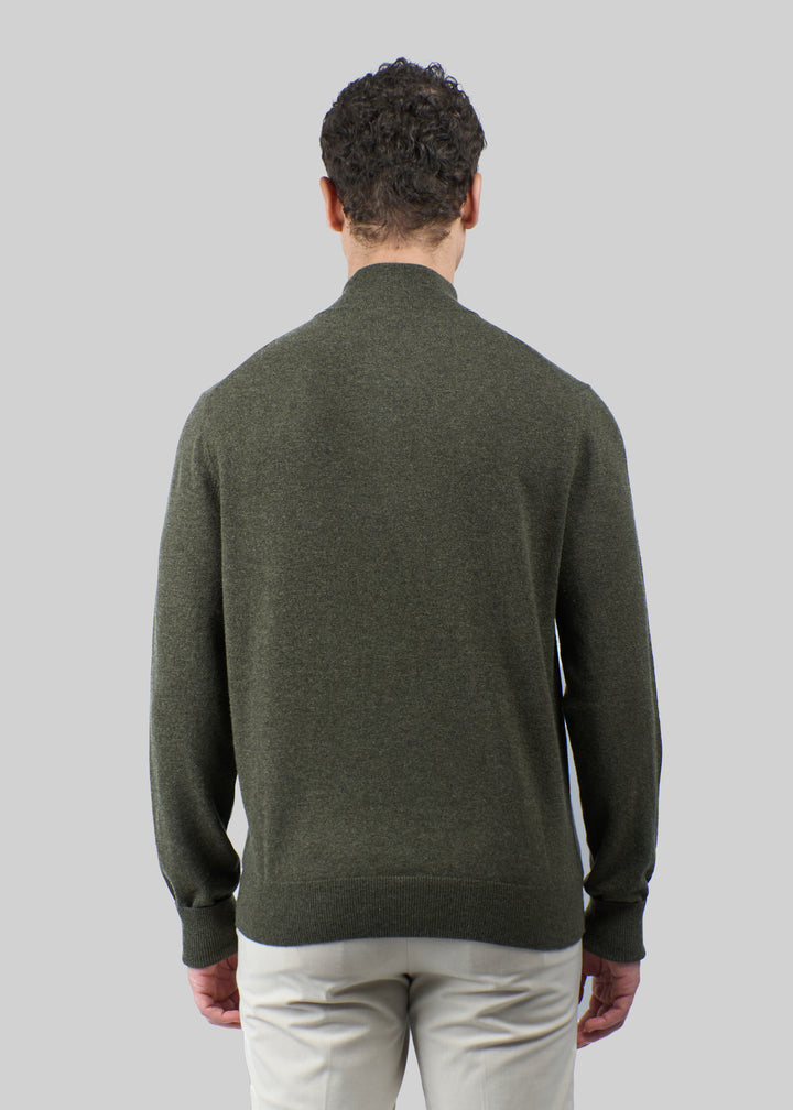 Liscio Cashmere Half Zip Jumper