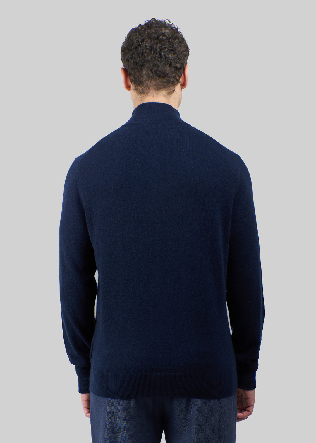 Liscio Cashmere Half Zip Jumper