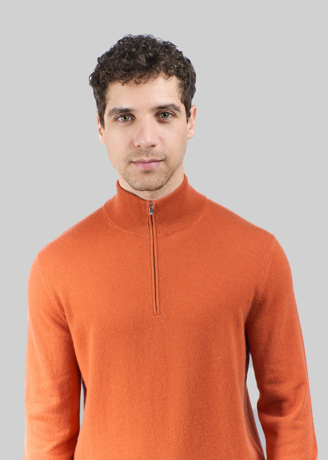 Liscio Cashmere Half Zip Jumper