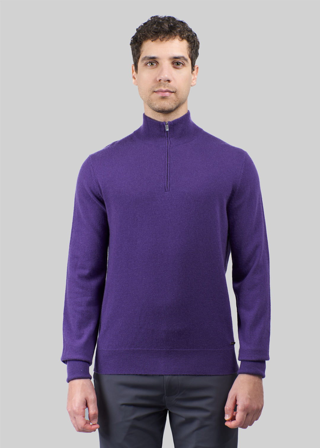 Liscio Cashmere Half Zip Jumper