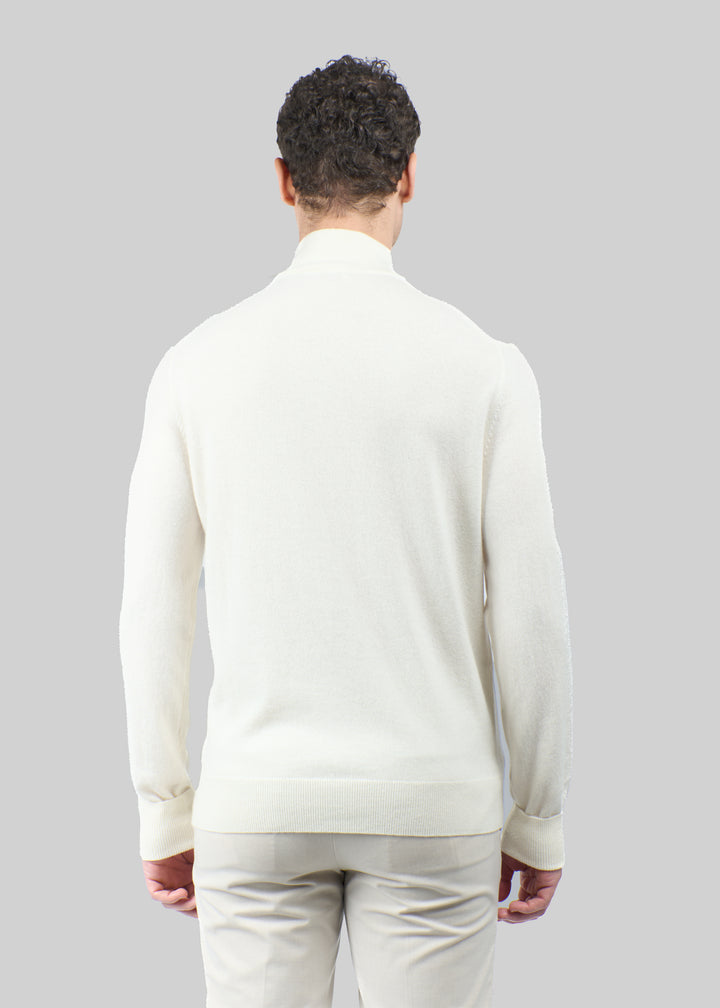 Liscio Cashmere Half Zip Jumper