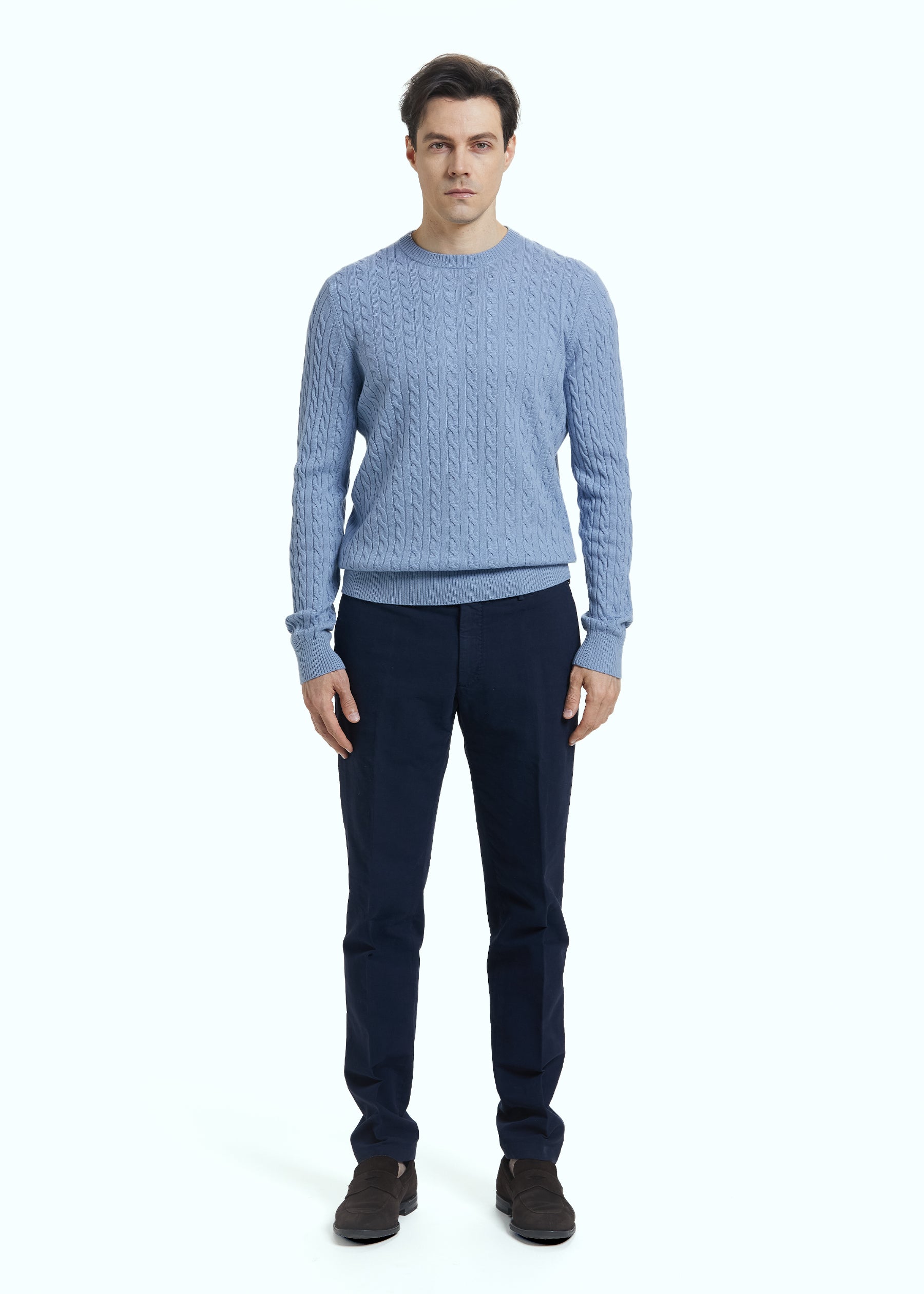 Ricamo Cable Knit Jumper