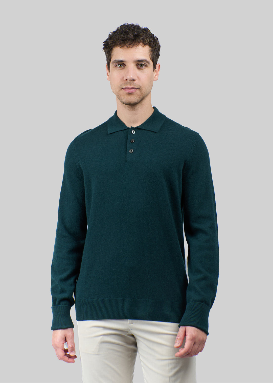 Cortino Cashmere Polo Jumper