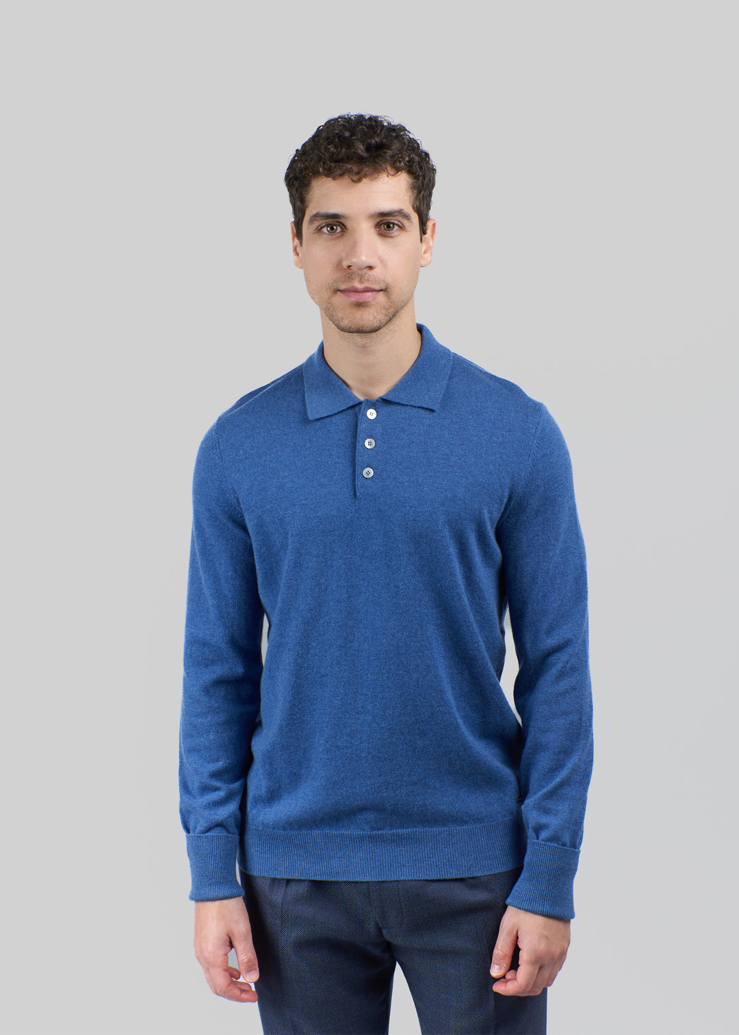 Cortino Cashmere Polo Jumper