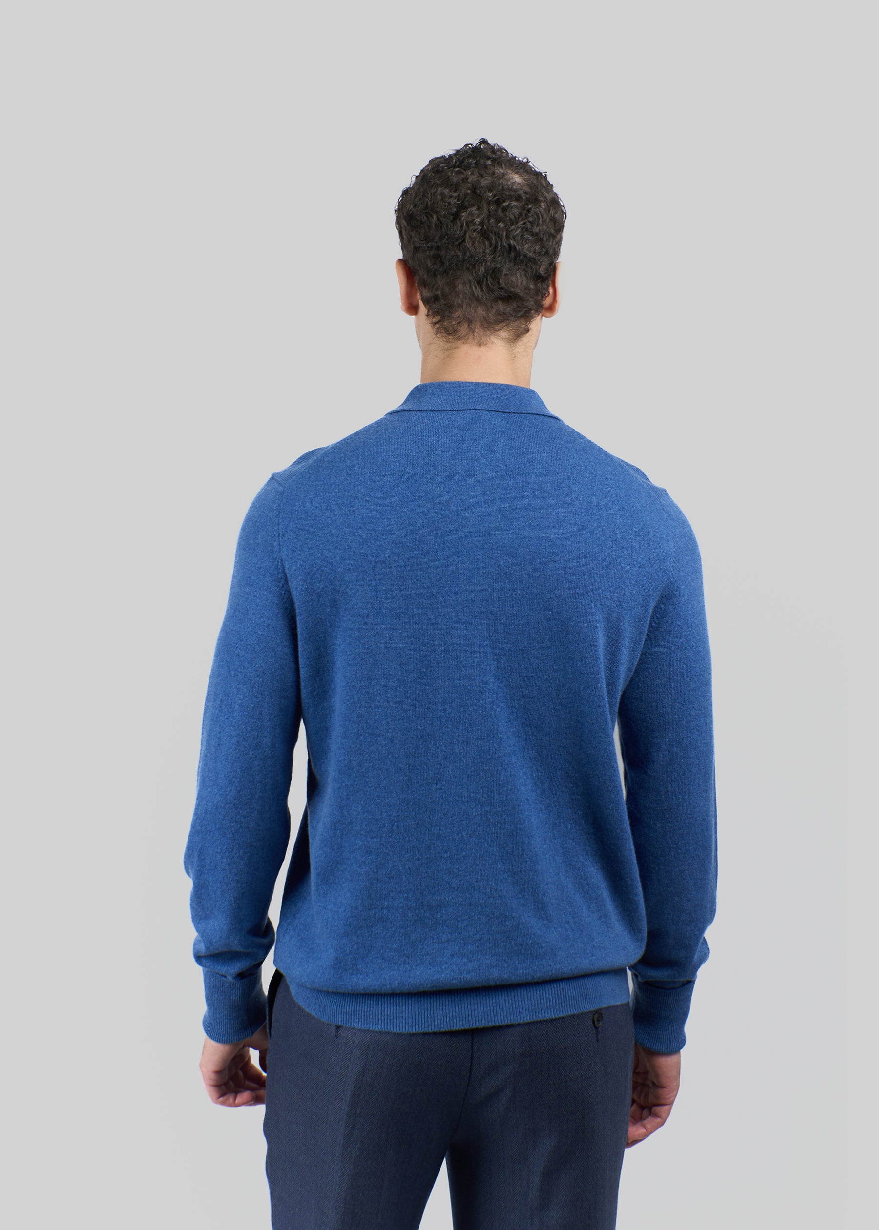 Cortino Men's Cashmere Polo Jumper