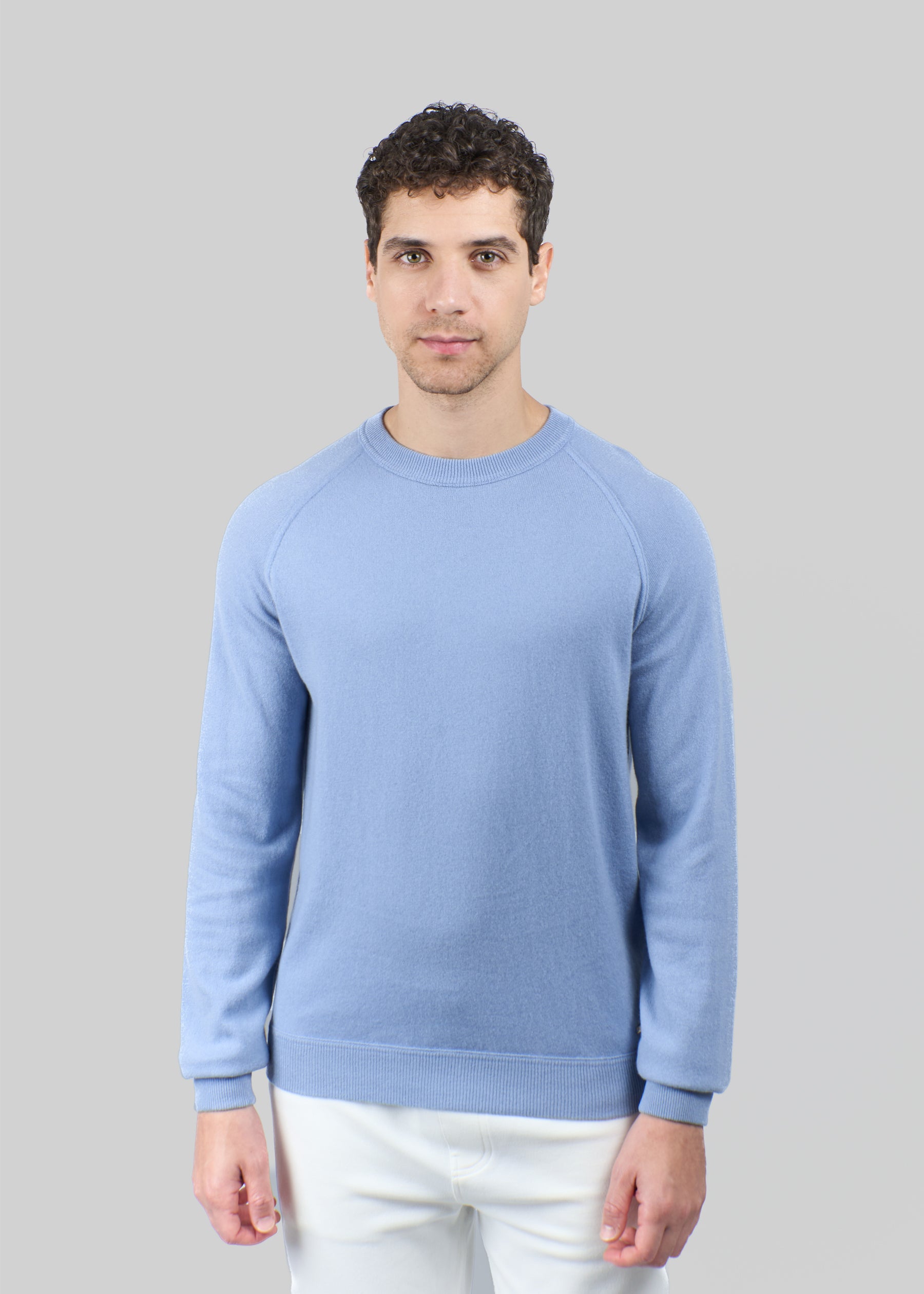 Riposato Men's Round Neck Cashmere Sweatshirt