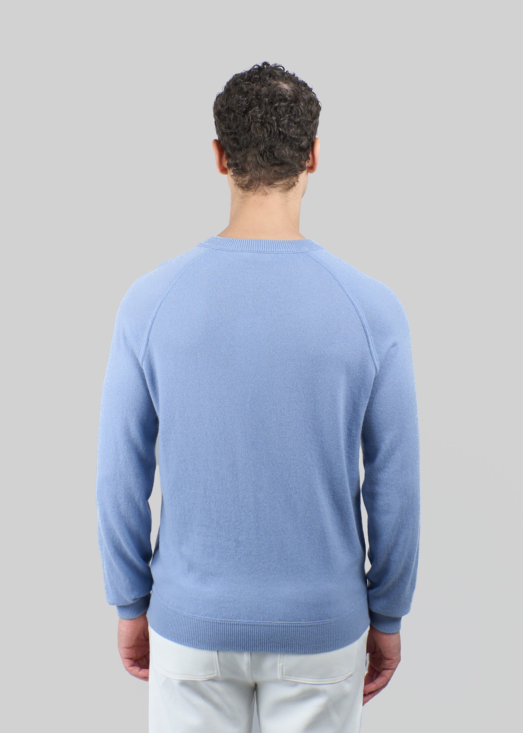 Riposato Men's Round Neck Cashmere Sweatshirt