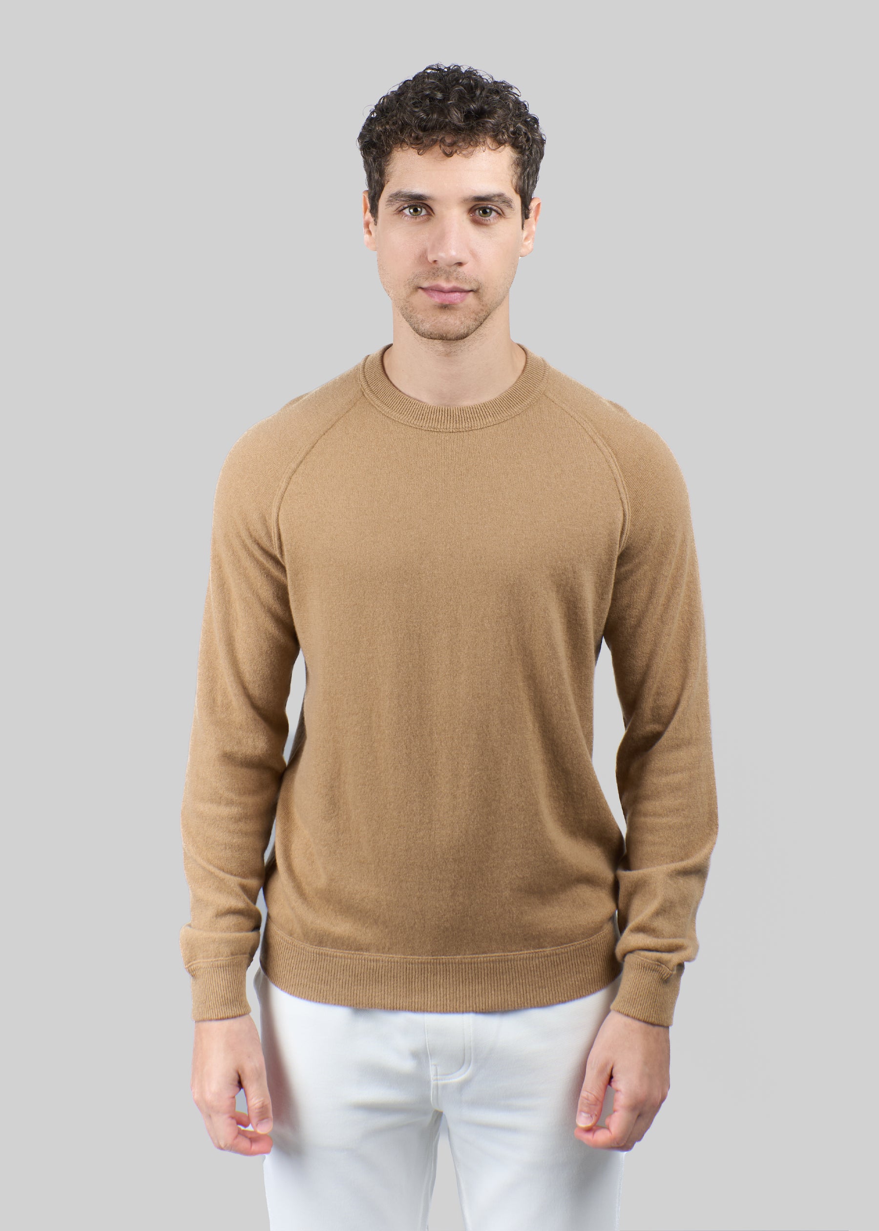 Riposato Men's Round Neck Cashmere Sweatshirt