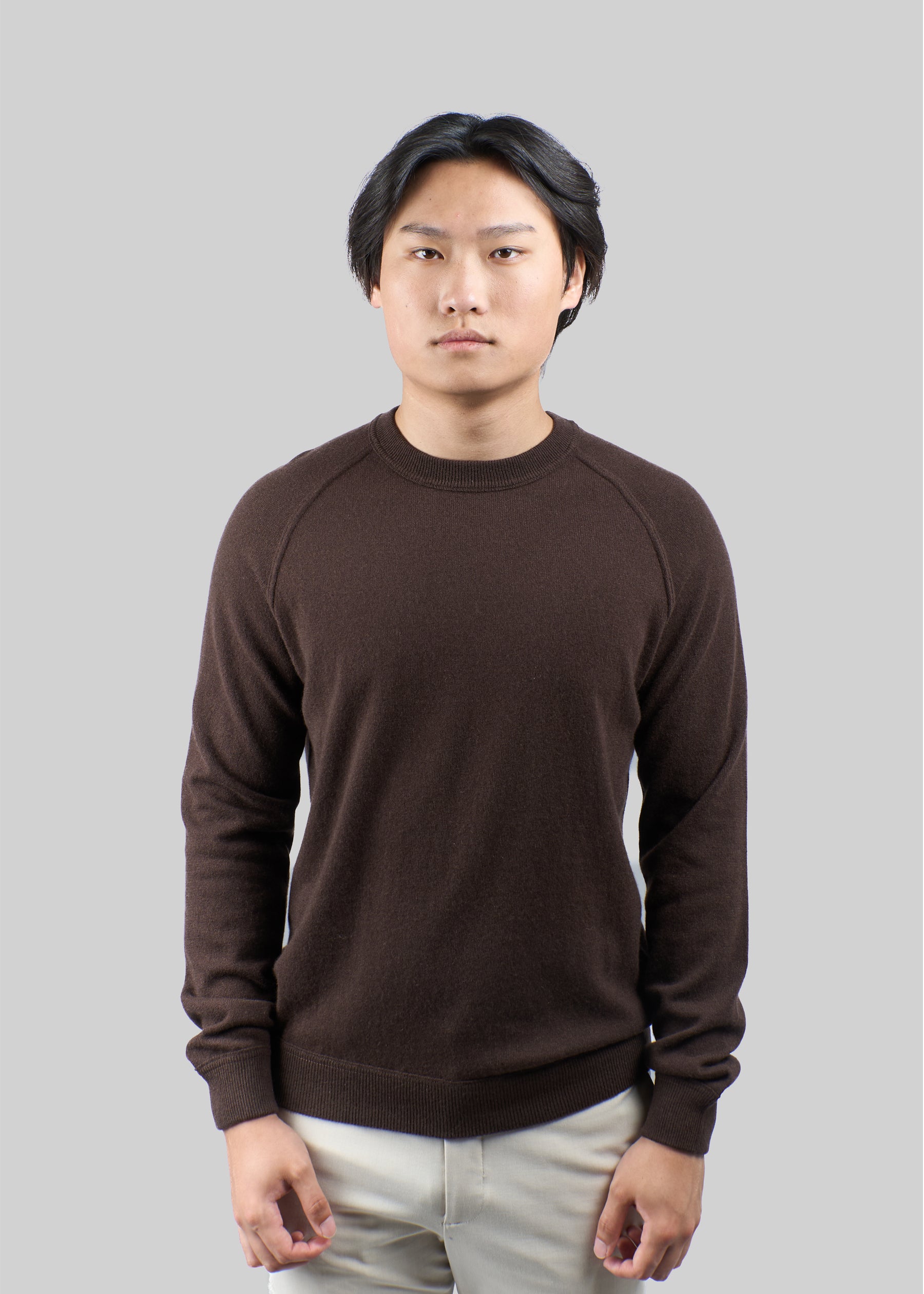 Riposato Men's Round Neck Cashmere Sweatshirt