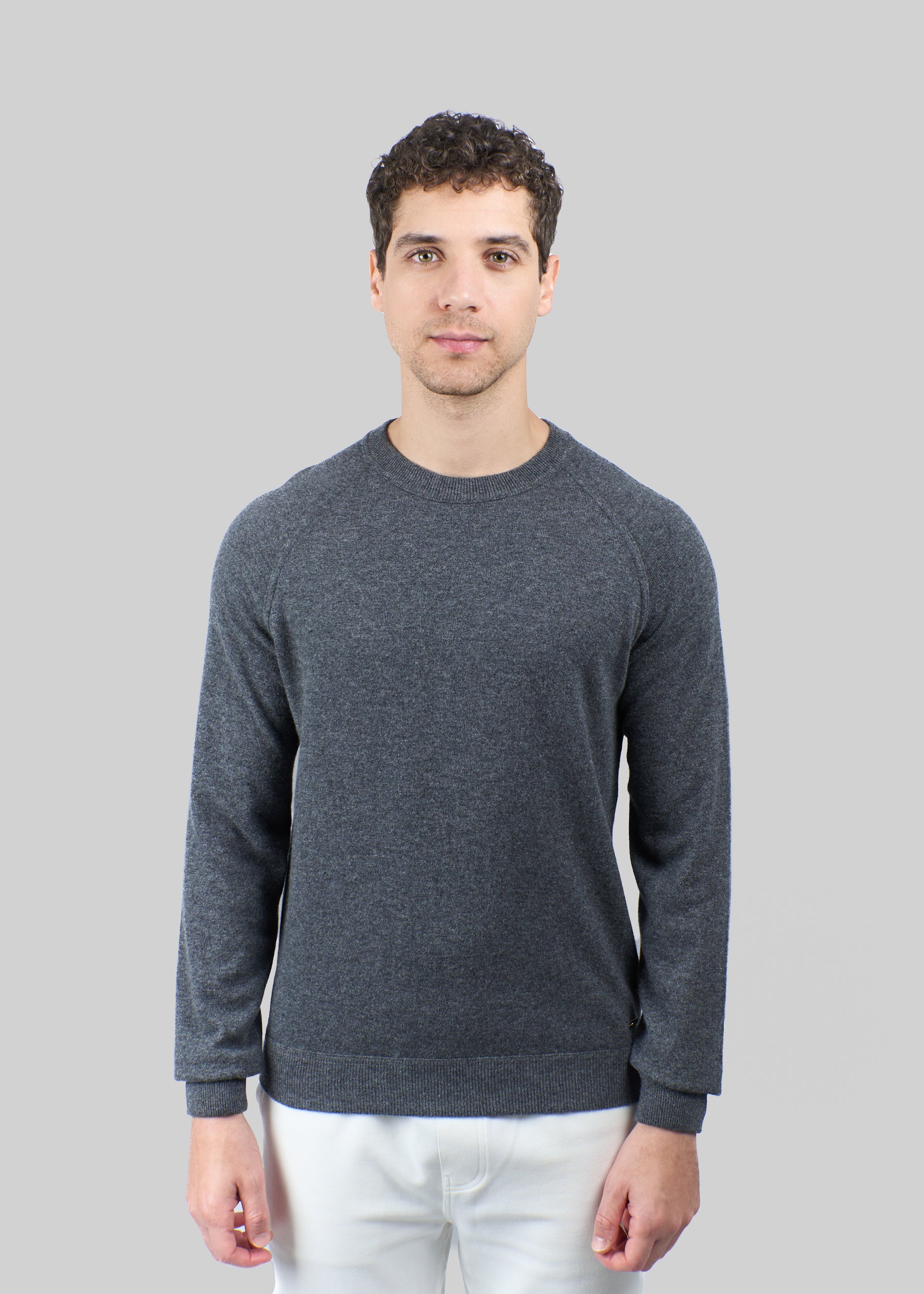 Riposato Men's Round Neck Cashmere Sweatshirt