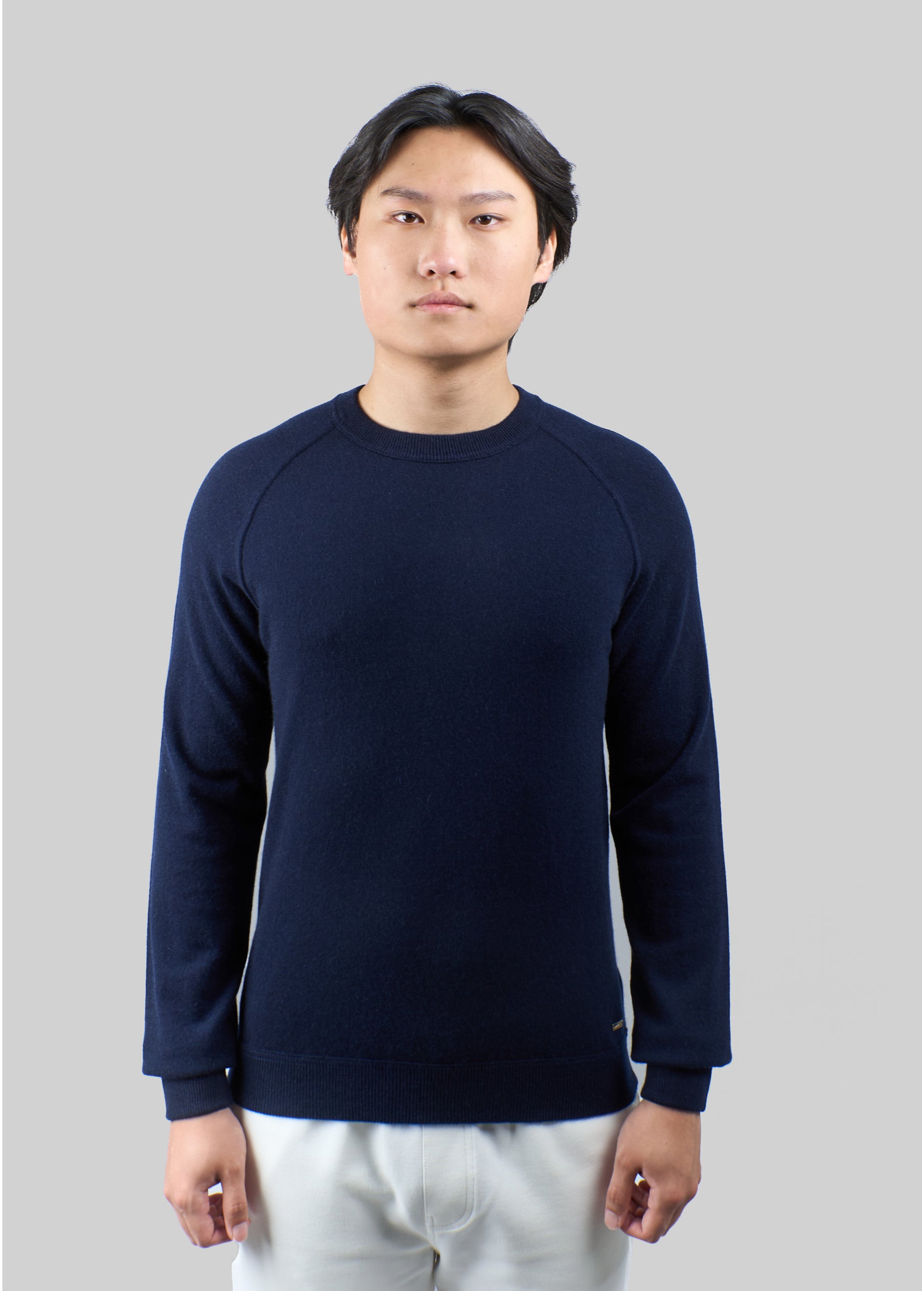 Riposato Men's Round Neck Cashmere Sweatshirt