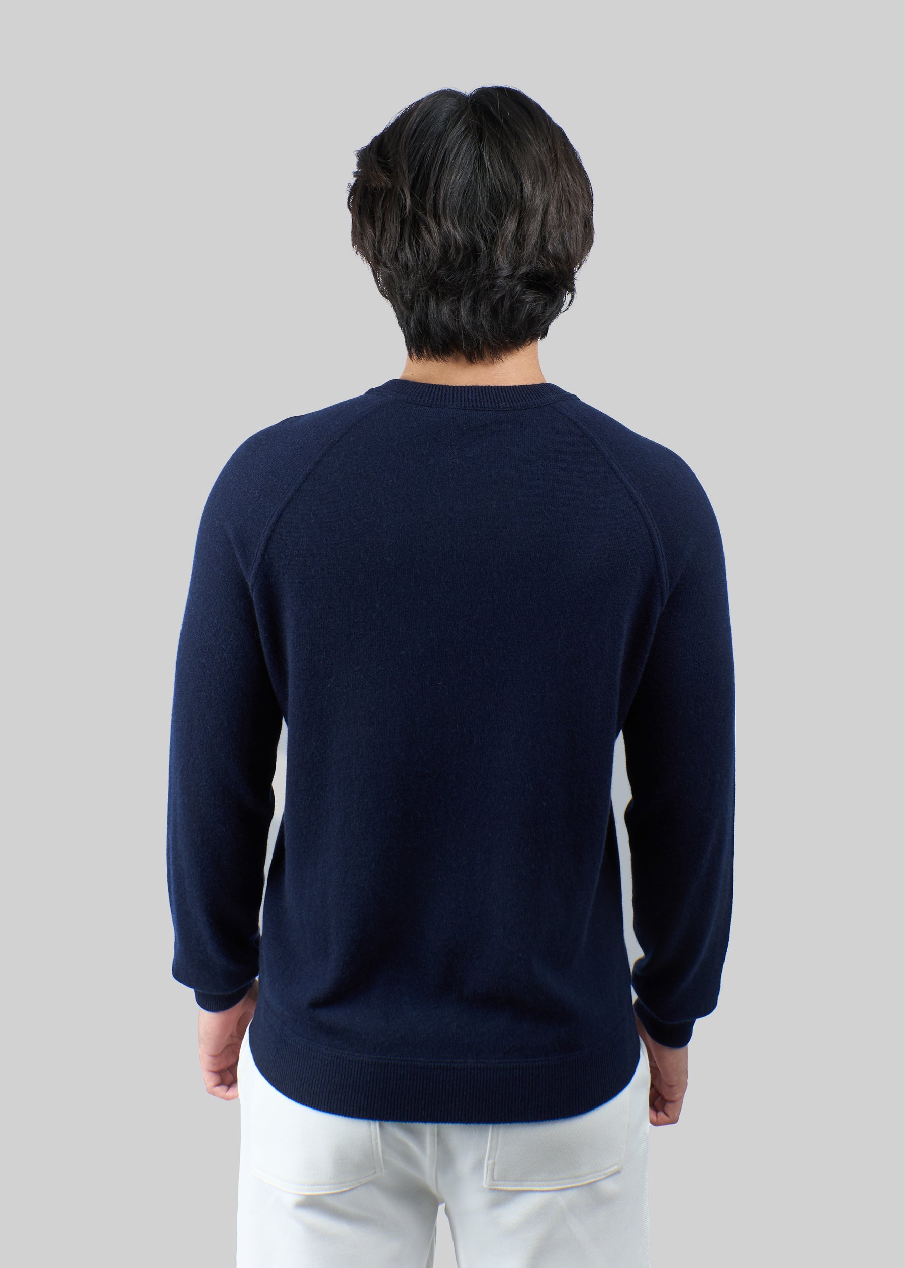 Riposato Men's Round Neck Cashmere Sweatshirt