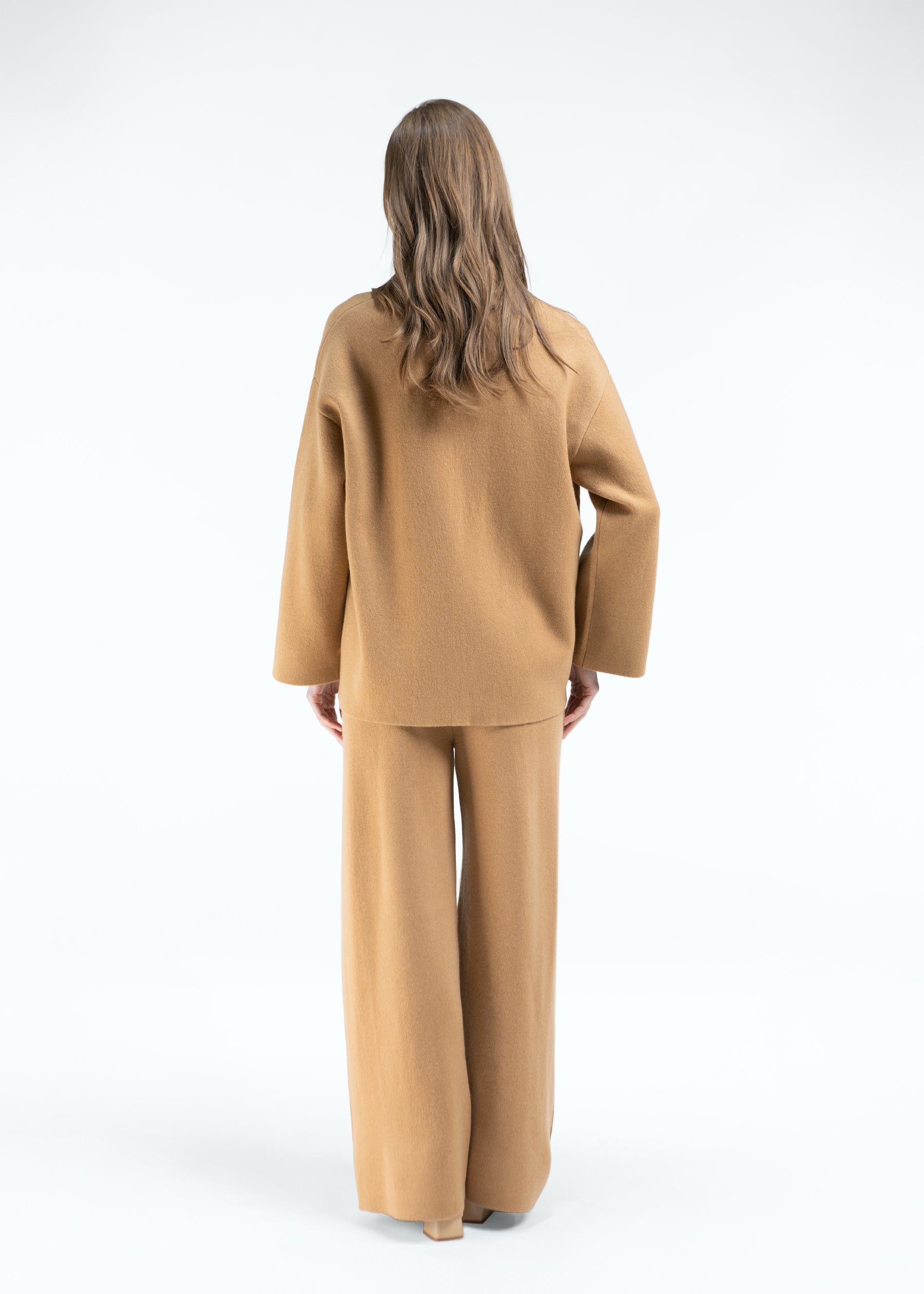 Impero Wide-Leg Cashmere Trousers