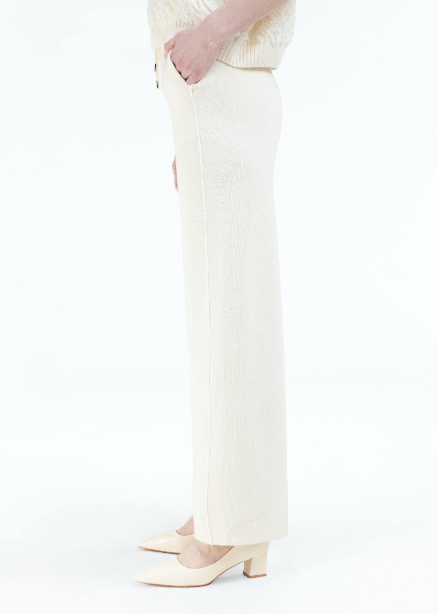 Impero Wide-Leg Cashmere Trousers