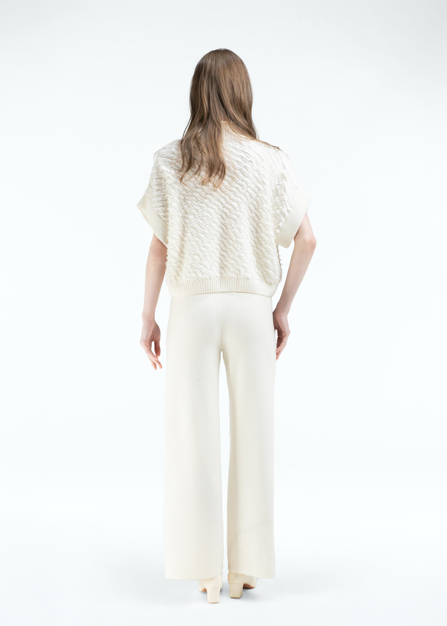 Impero Wide-Leg Cashmere Trousers