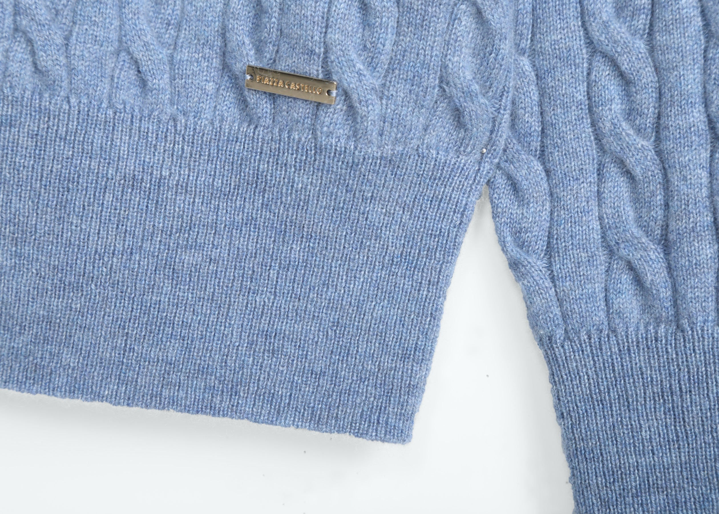 Rondine Classic Cable Knit Cashmere Cardigan