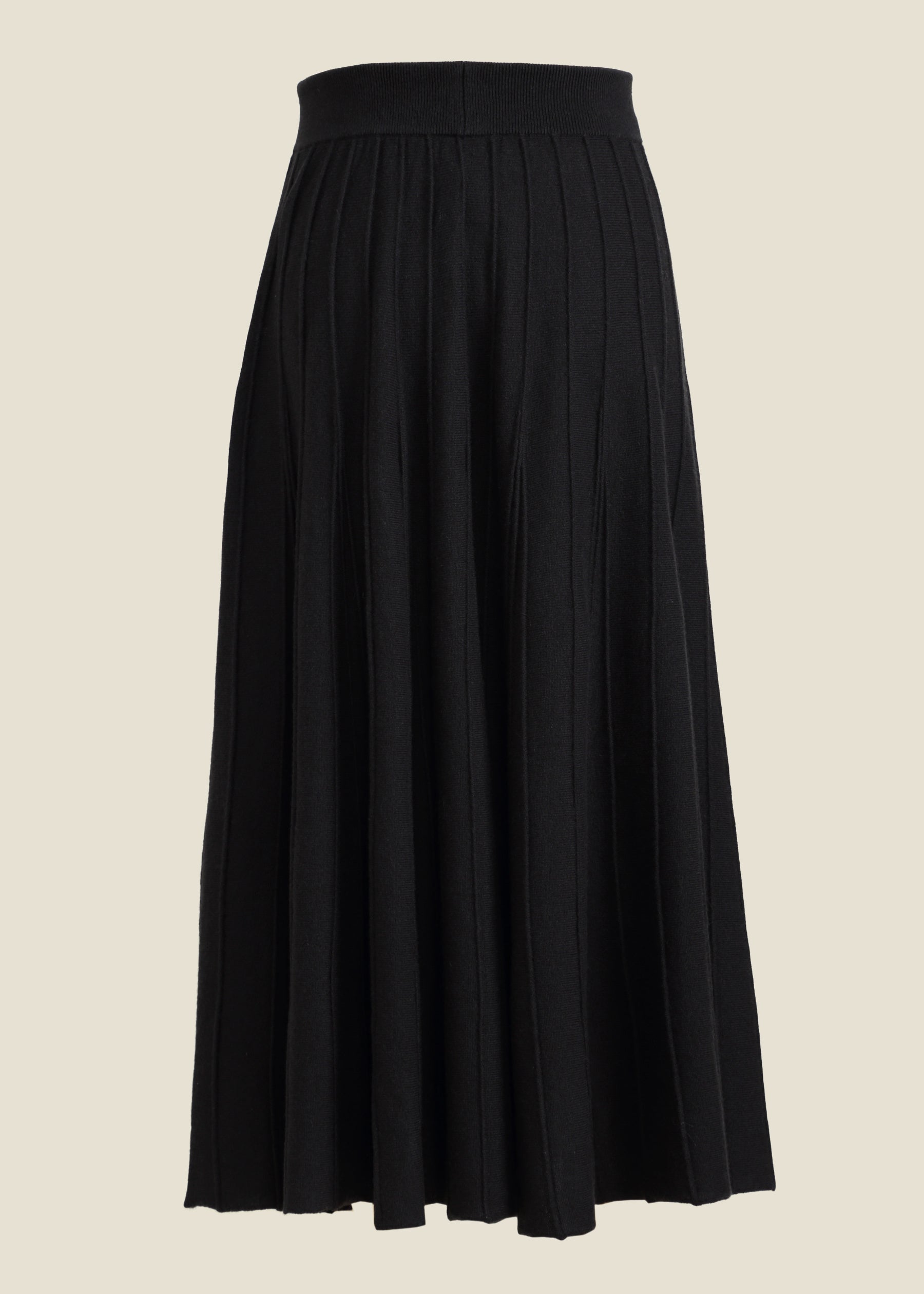 Aurina Knit Cashmere Skirt