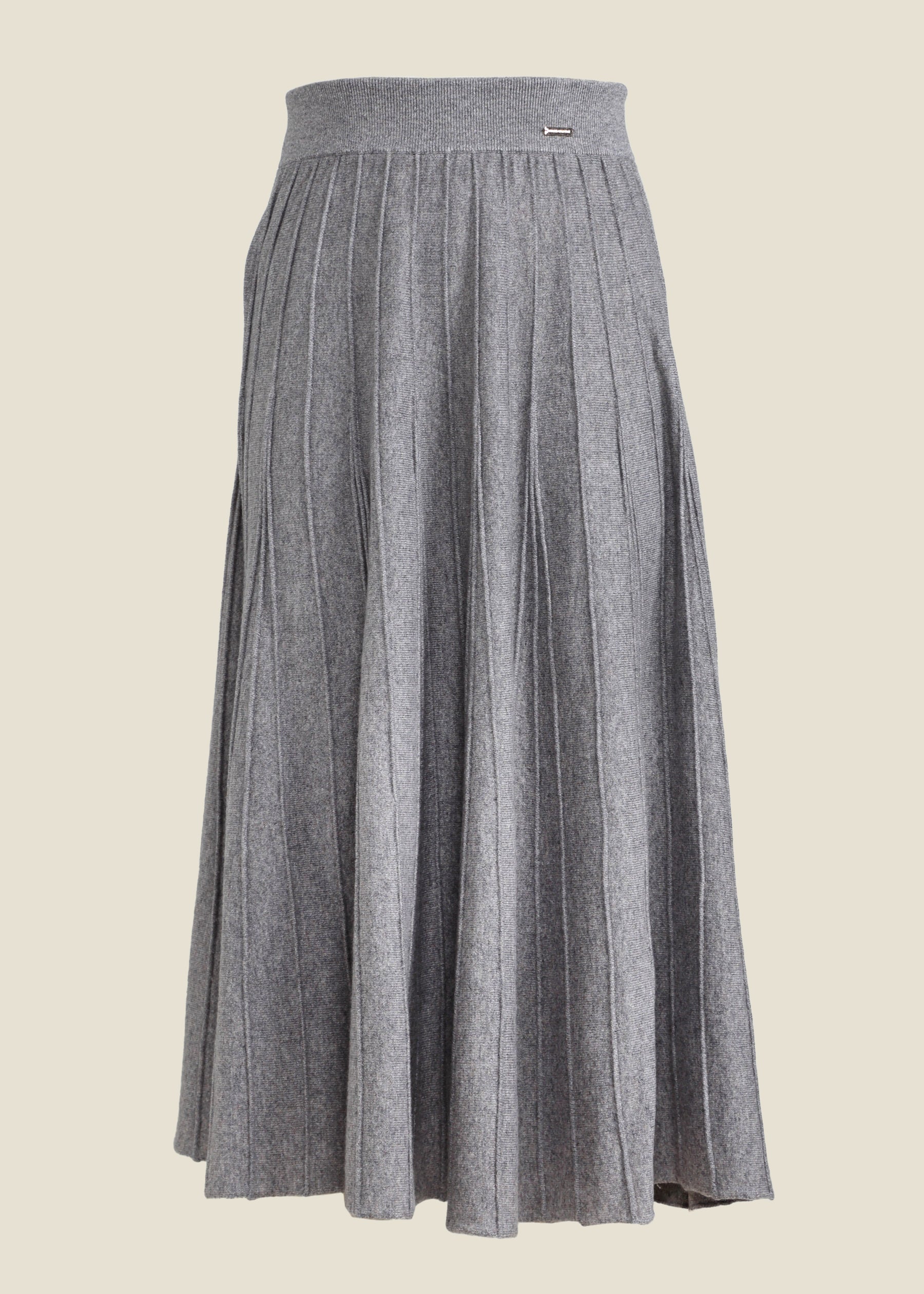 Aurina Knit Cashmere Skirt