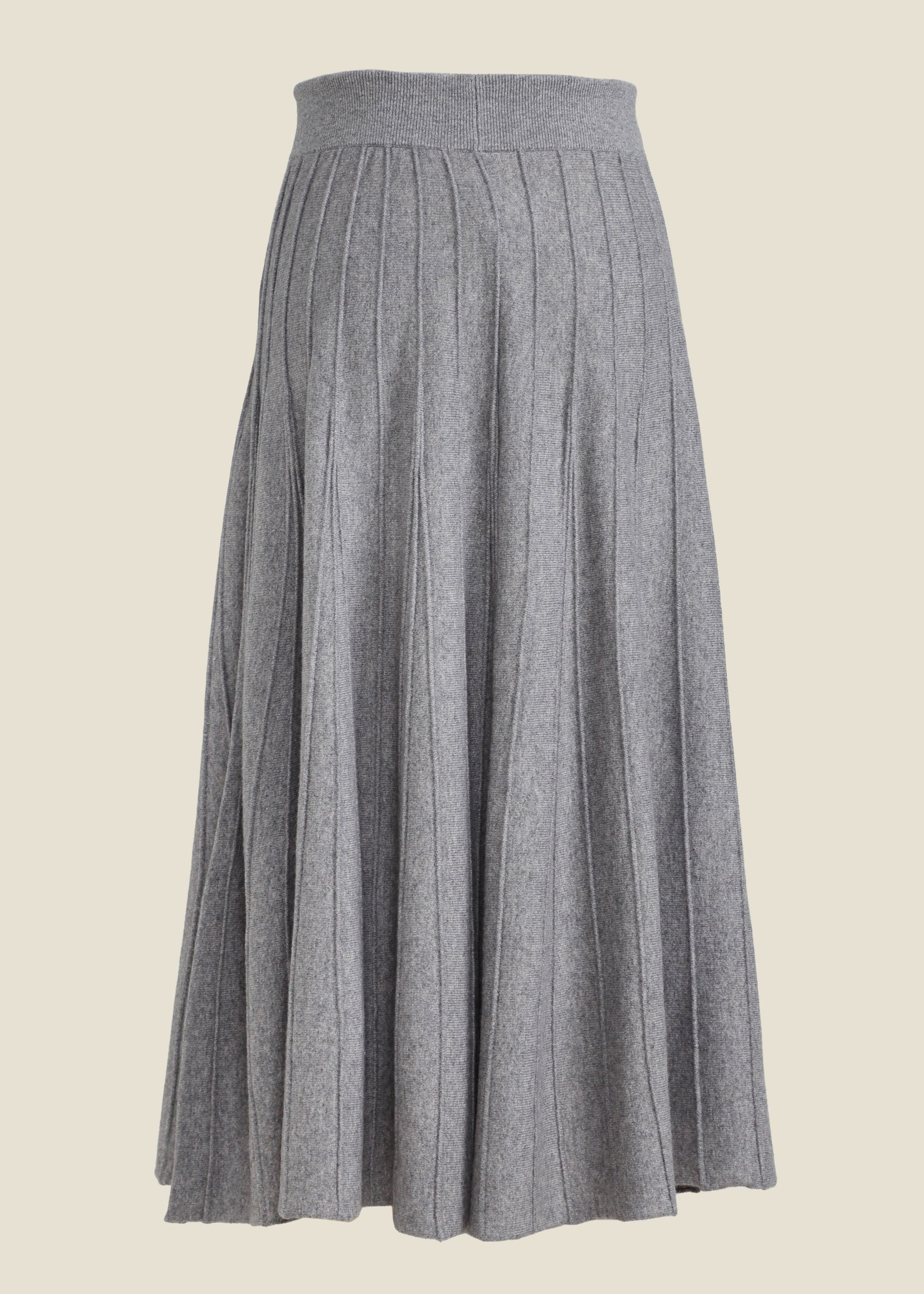 Aurina Knit Cashmere Skirt