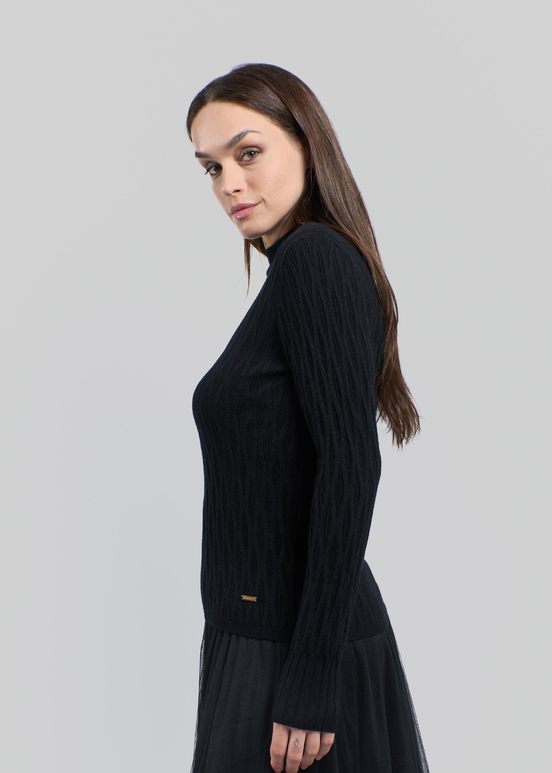 Cielo Textured Knit Cashmere Jumper