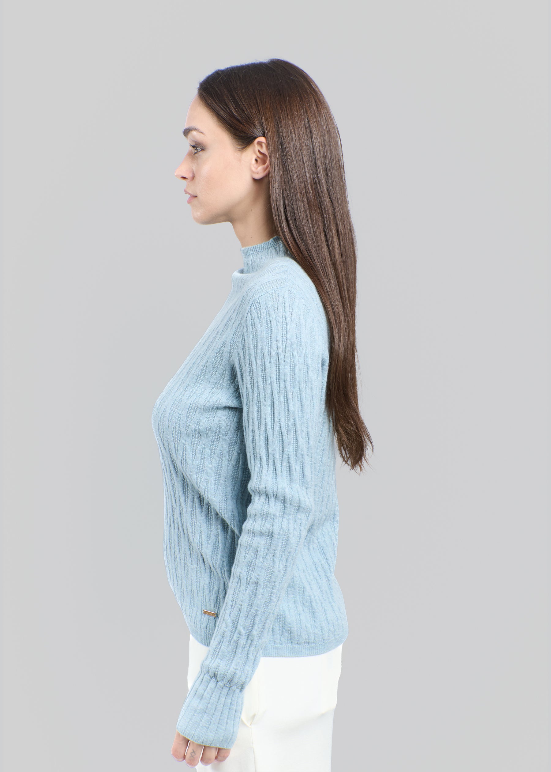 Cielo Textured Knit Cashmere Jumper