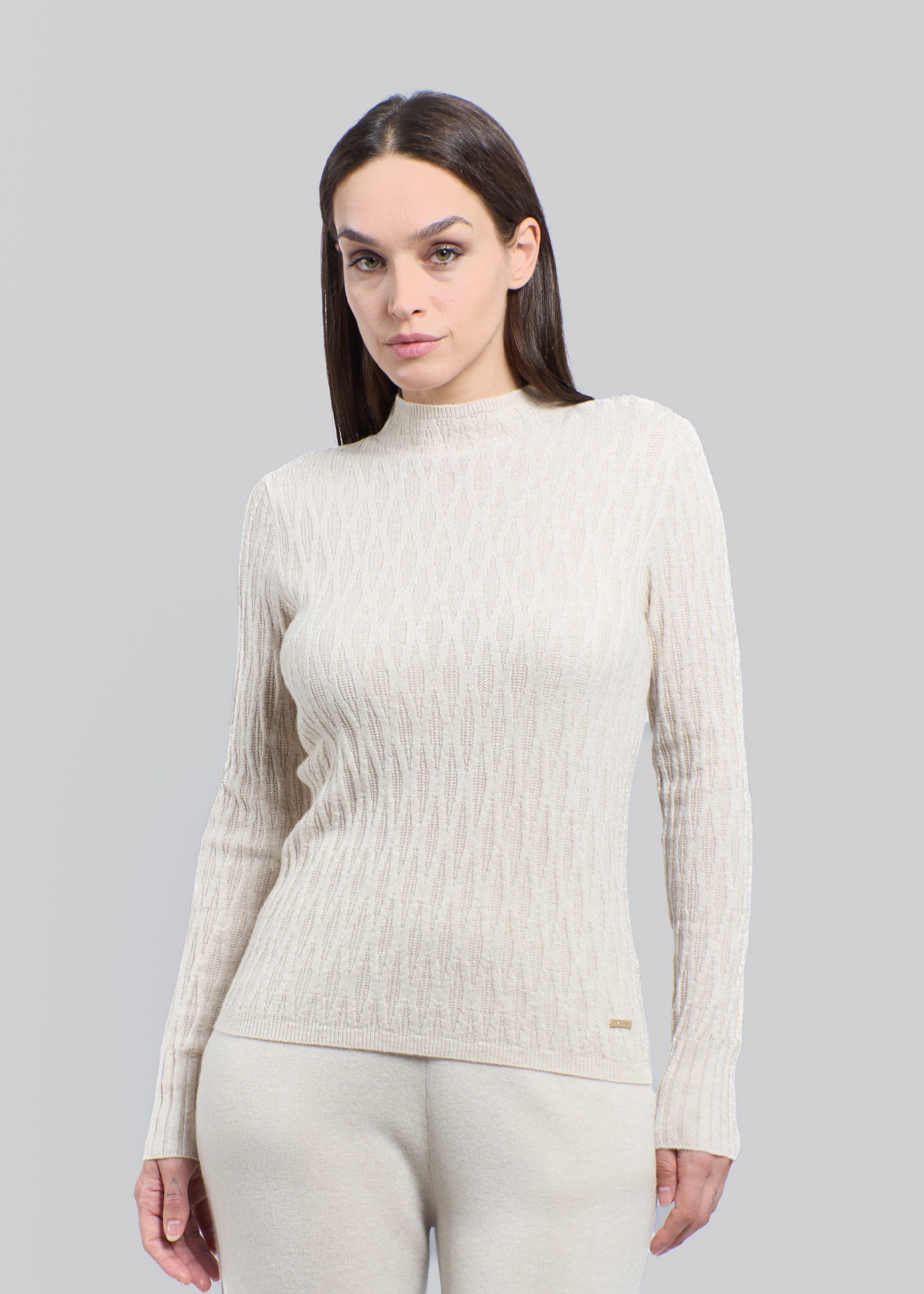 Cielo Textured Knit Cashmere Jumper