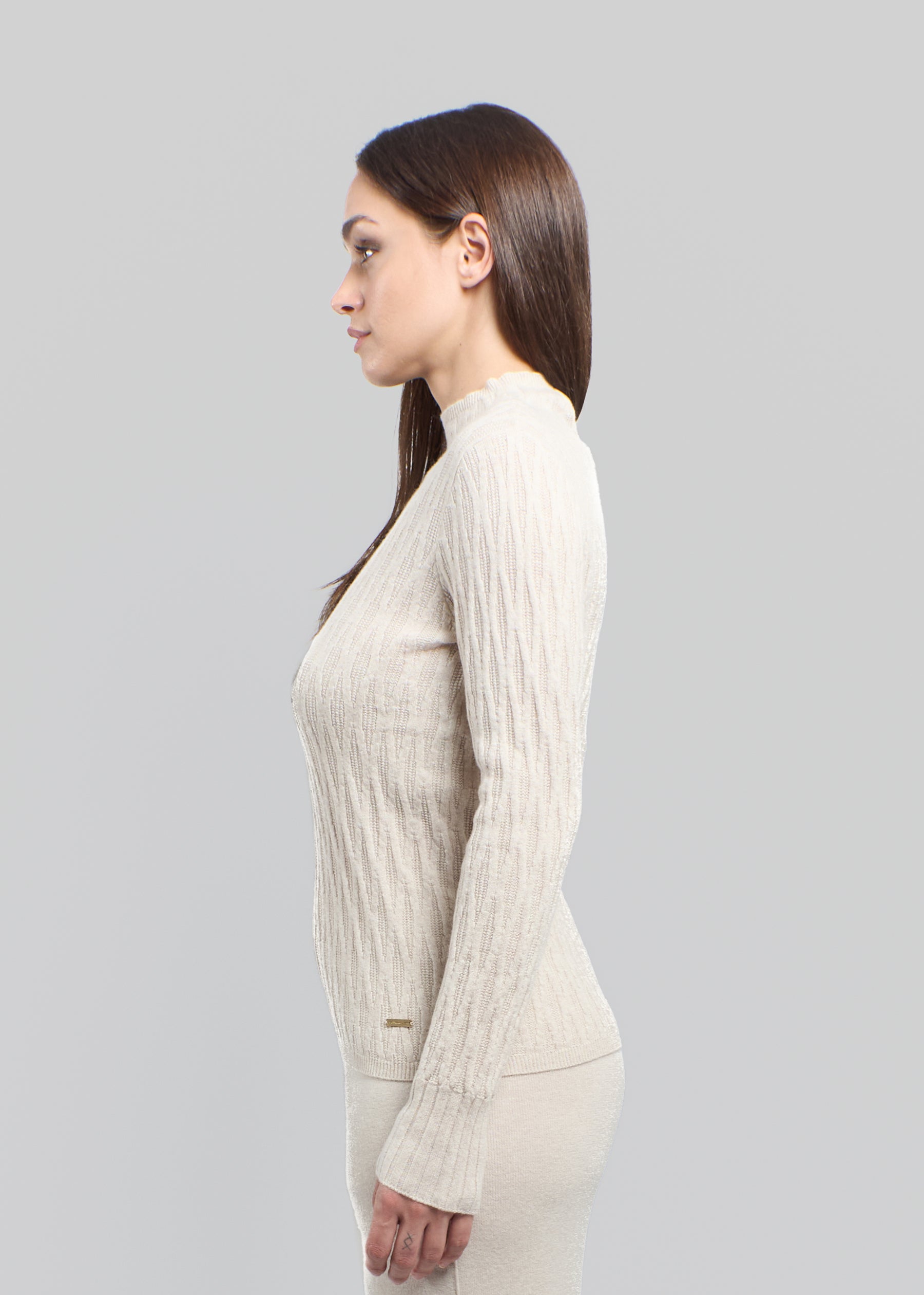 Cielo Textured Knit Cashmere Jumper