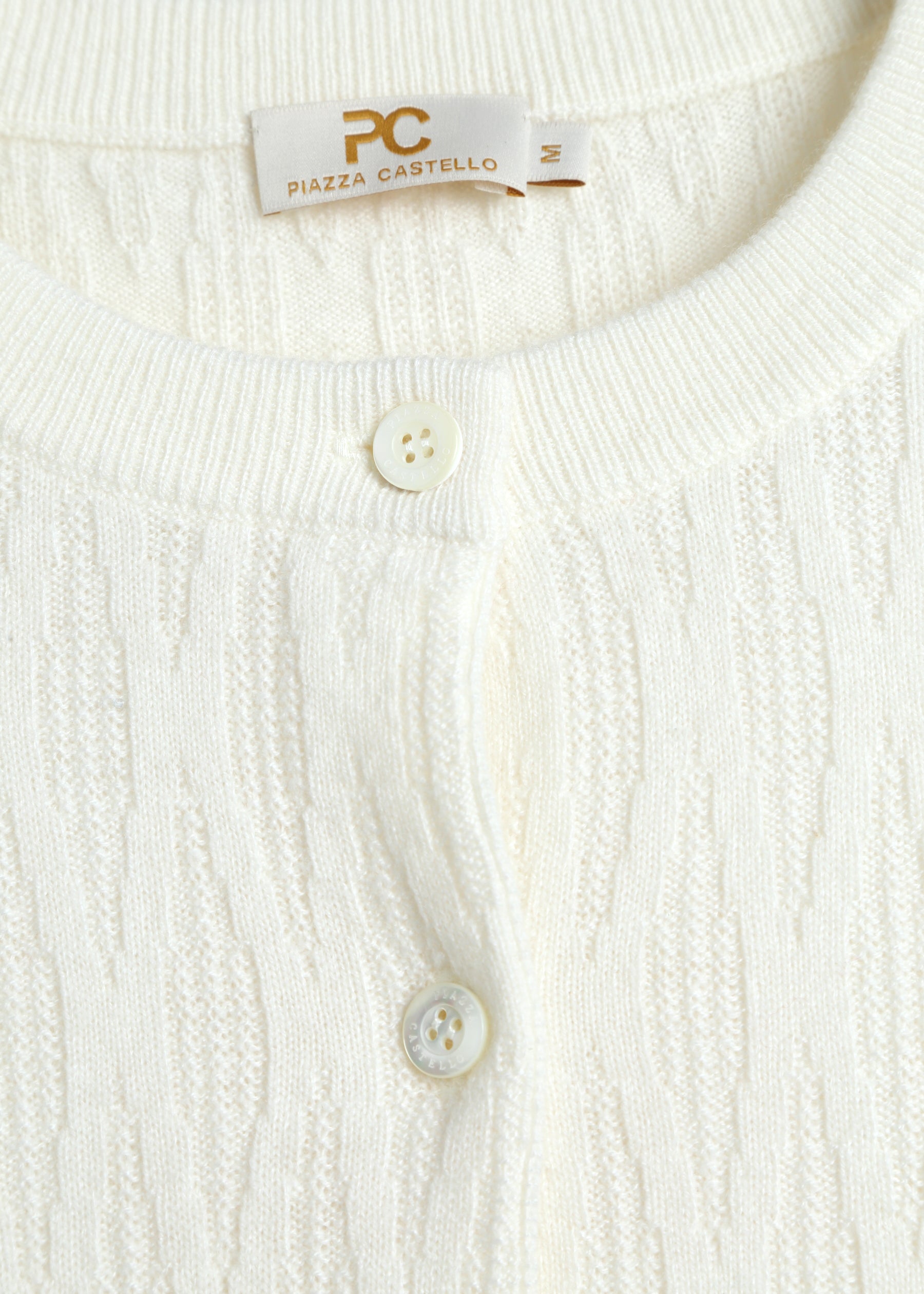 Gemma Diamond Knit Cashmere Cardigan