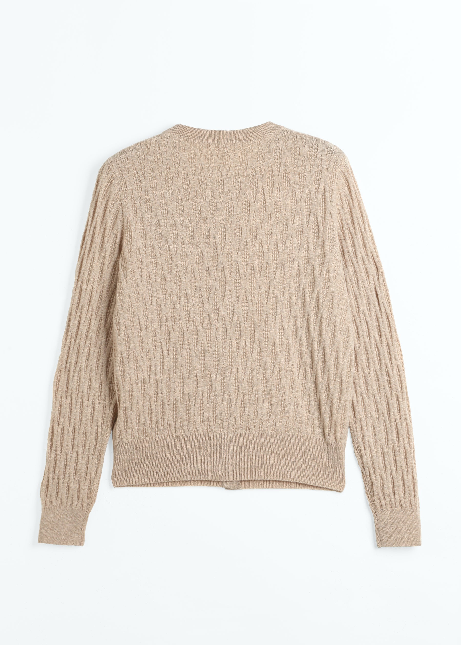 Gemma Diamond Knit Cashmere Cardigan