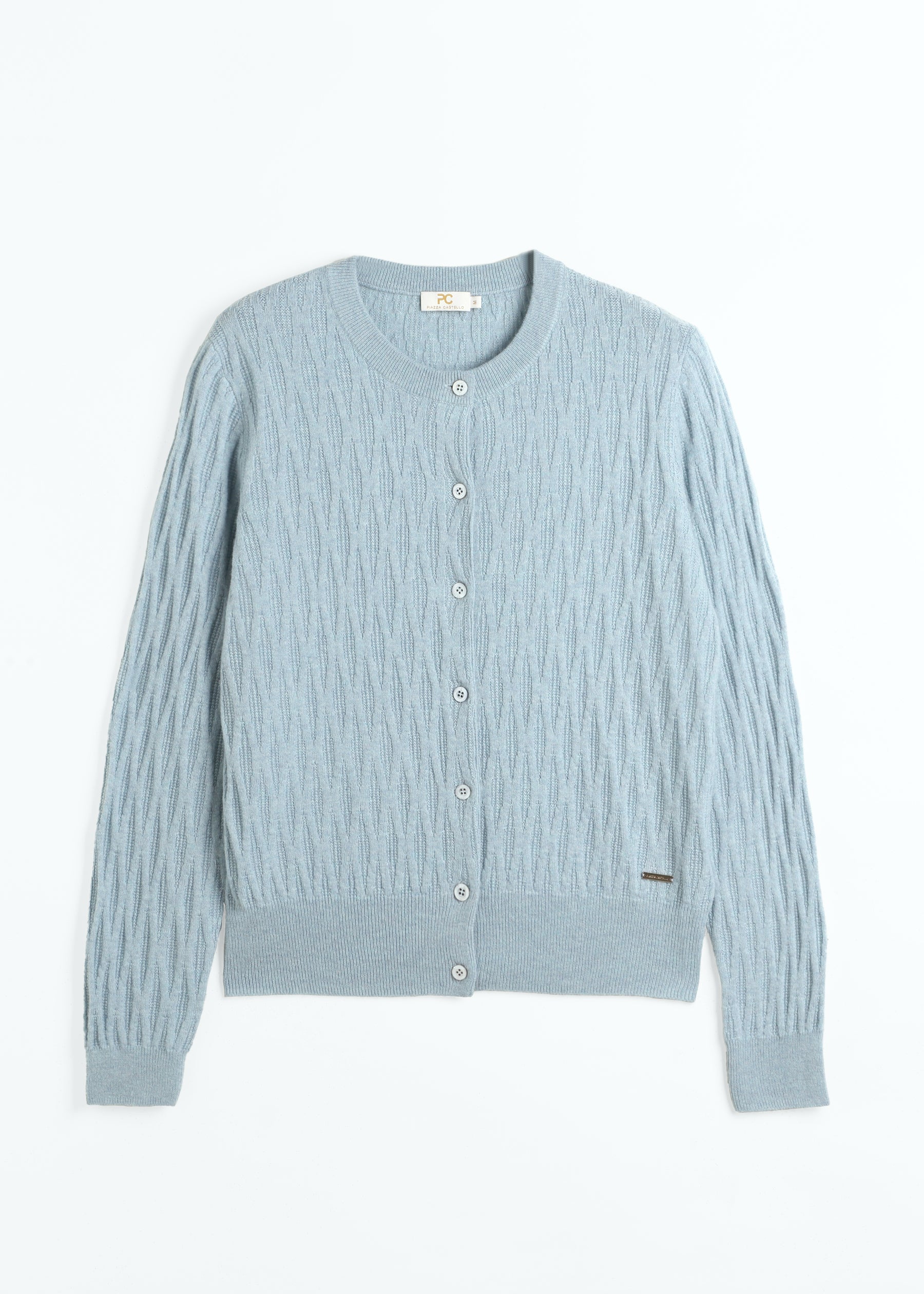 Gemma Diamond Knit Cashmere Cardigan