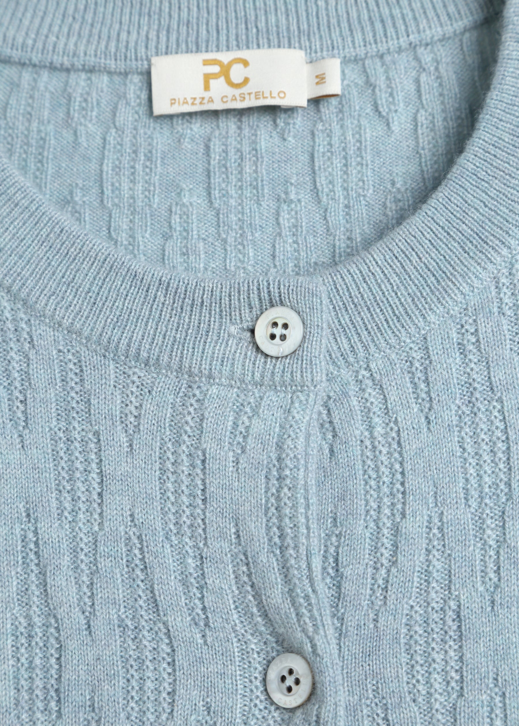 Gemma Diamond Knit Cashmere Cardigan