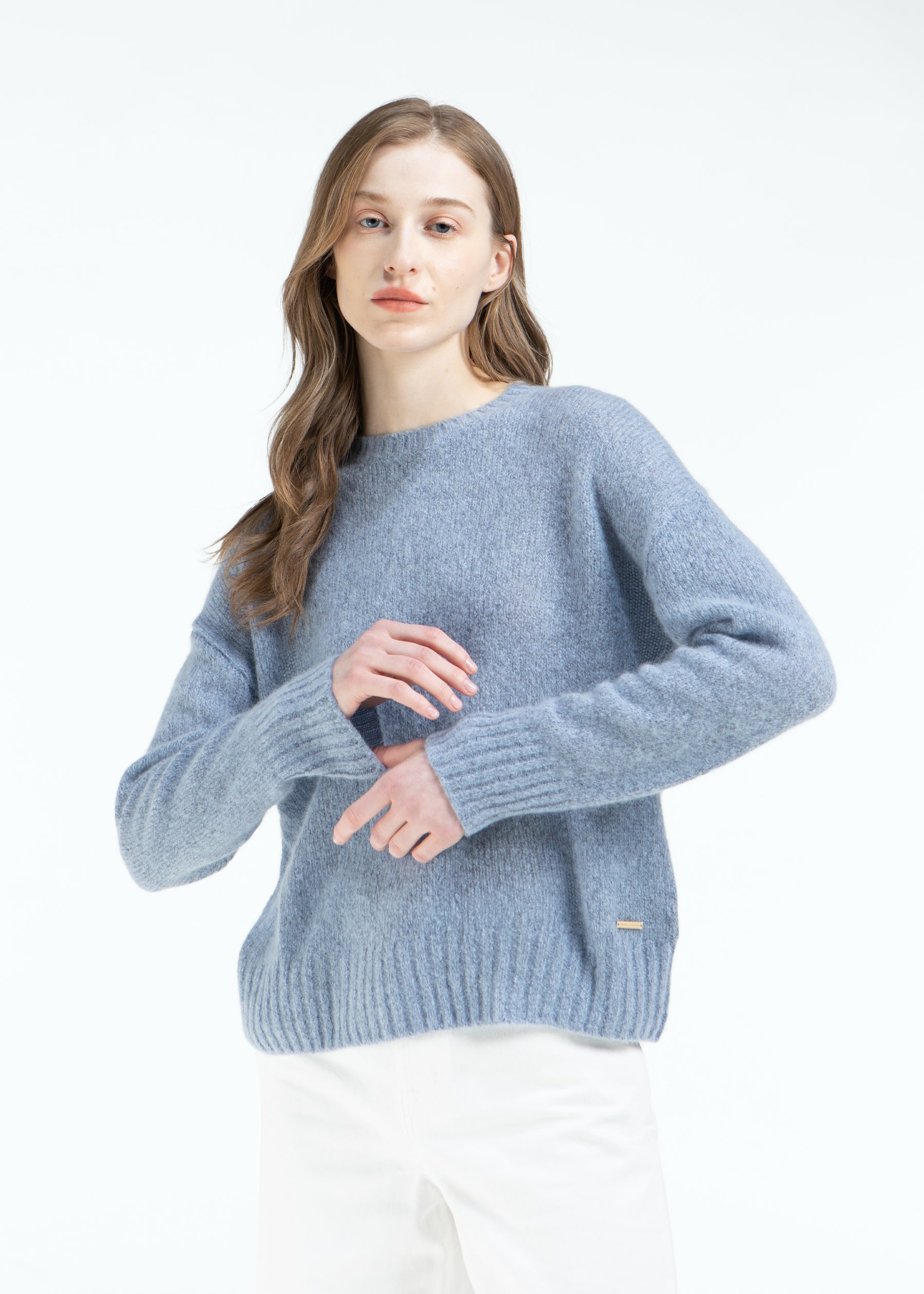 Libera Oversized Crewneck Cashmere Jumper