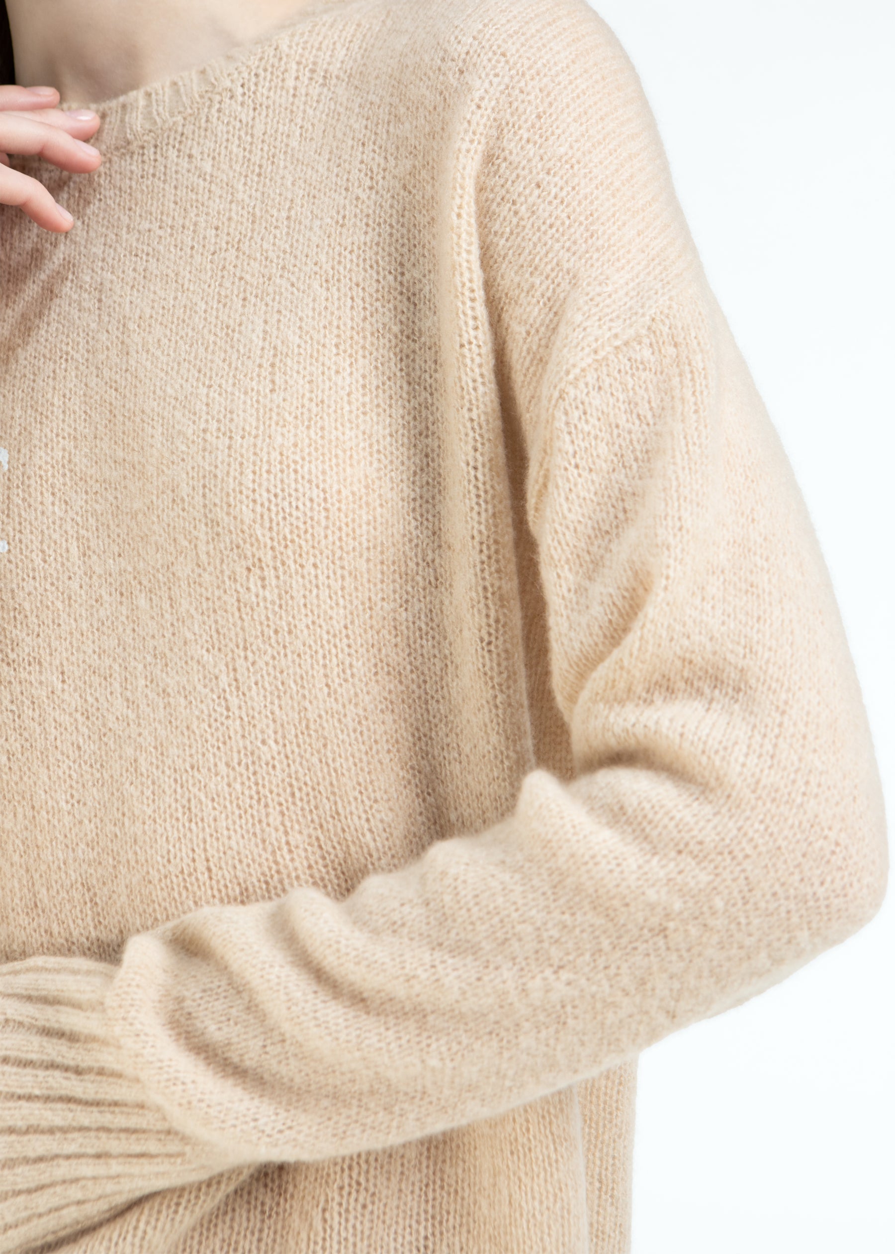 Libera Oversized Crewneck Cashmere Jumper