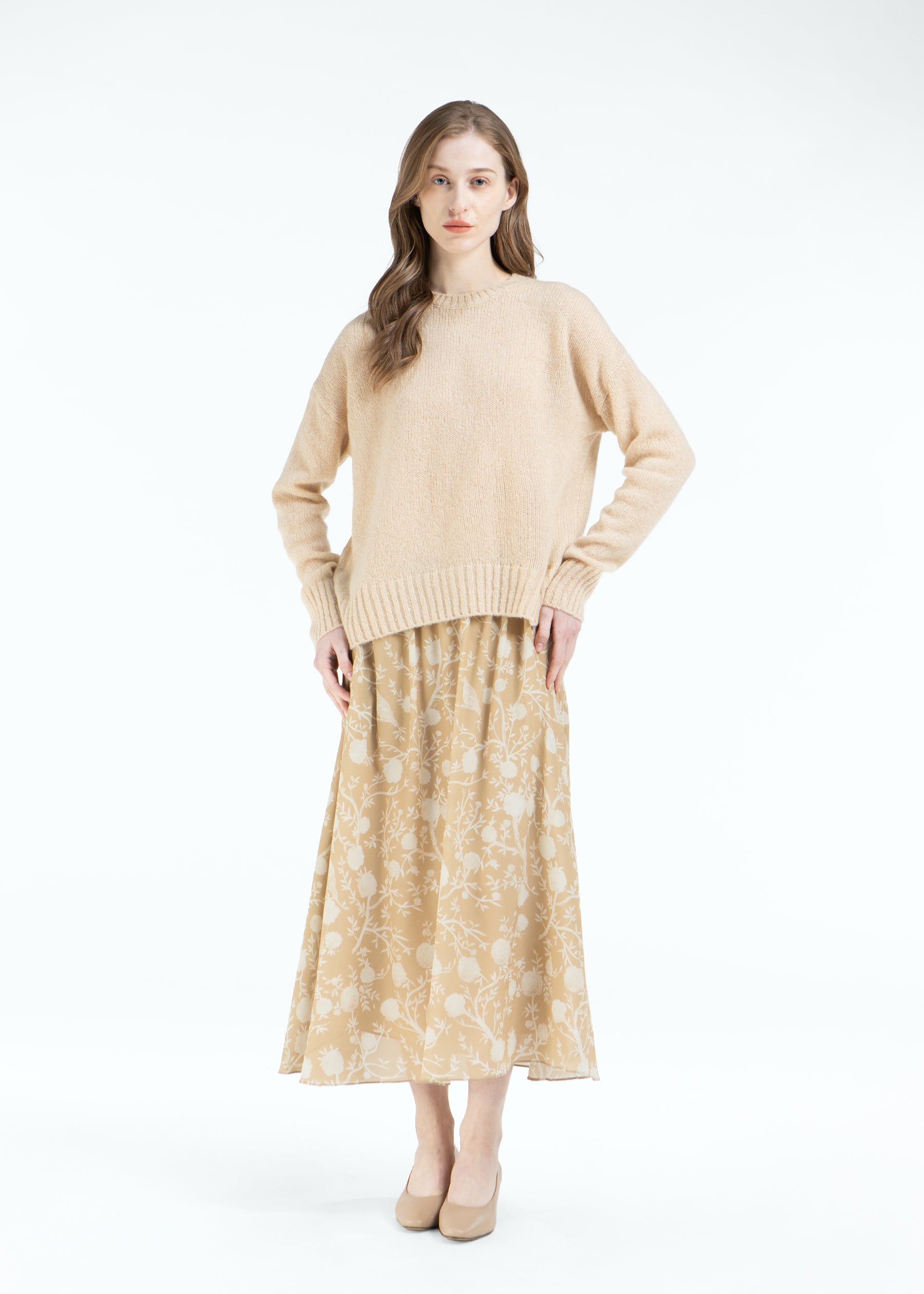 Libera Oversized Crewneck Cashmere Jumper