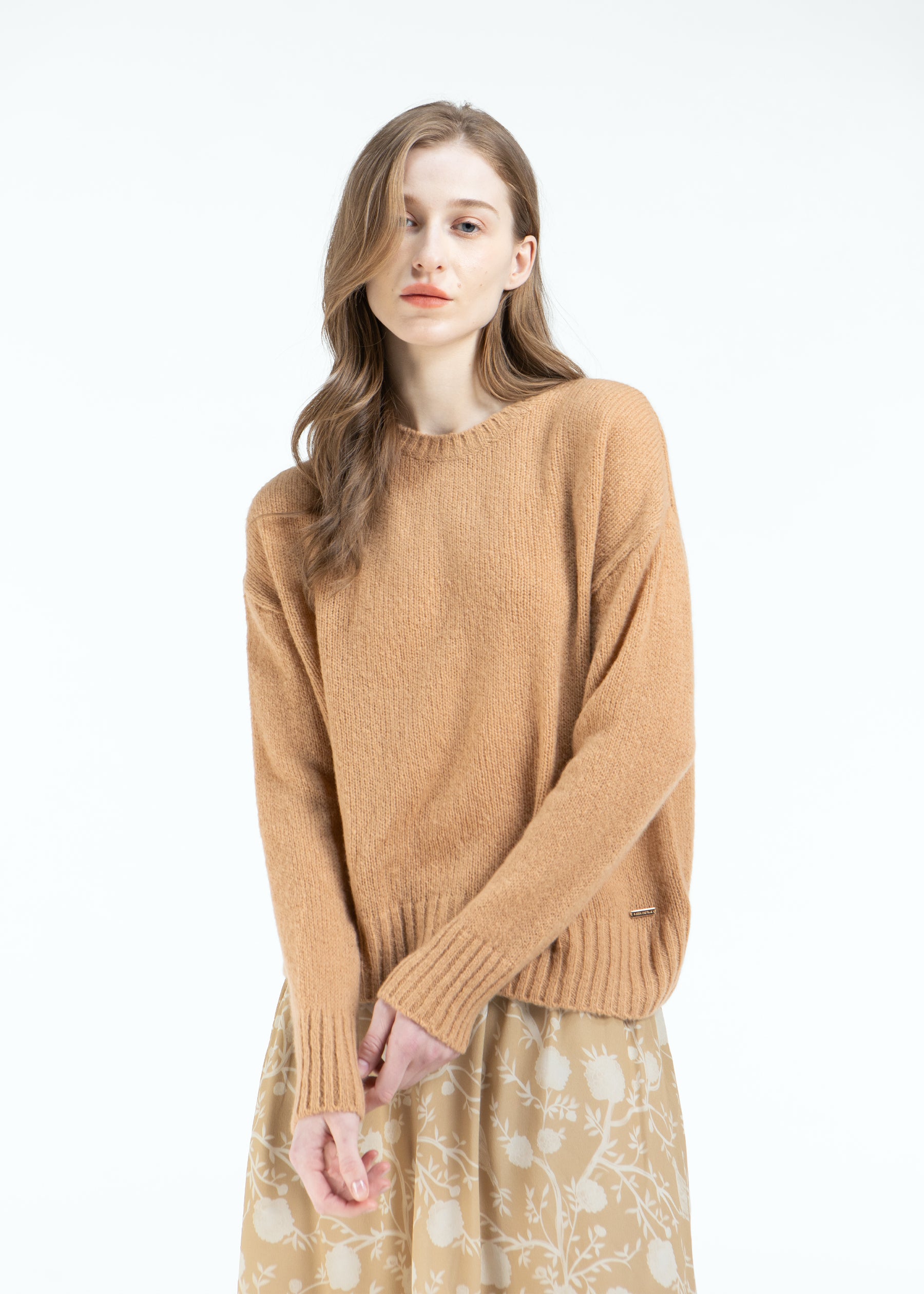 Libera Oversized Crewneck Cashmere Jumper