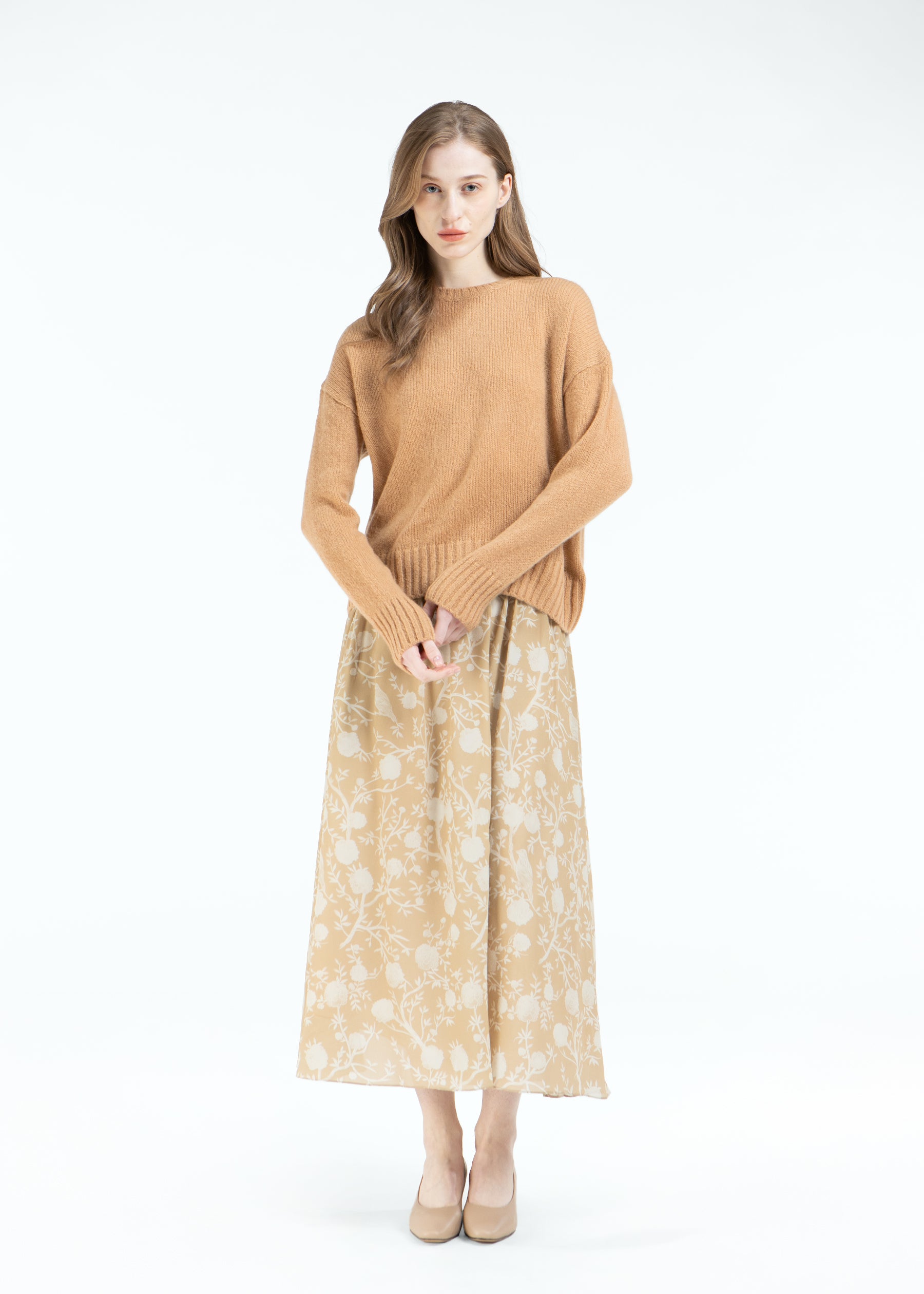 Libera Oversized Crewneck Cashmere Jumper