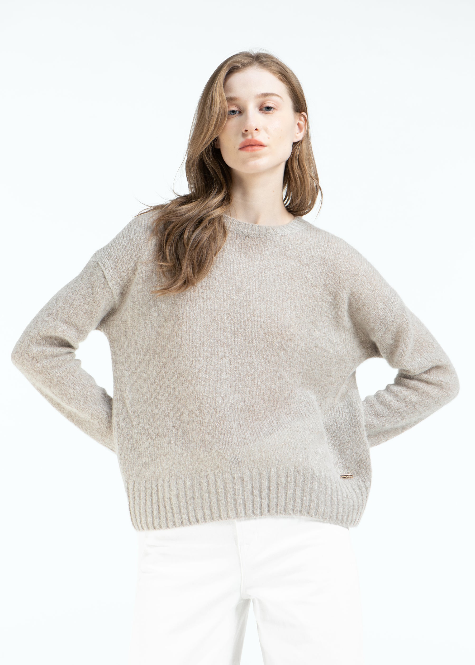 Libera Oversized Crewneck Cashmere Jumper