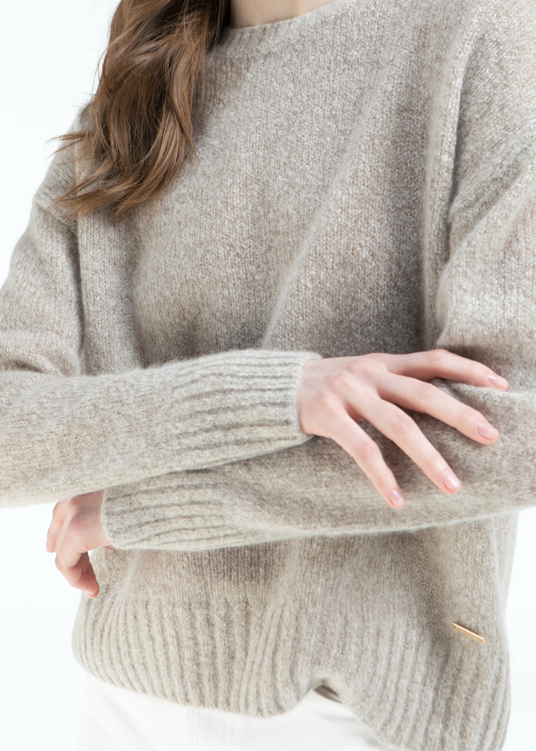 Libera Oversized Crewneck Cashmere Jumper