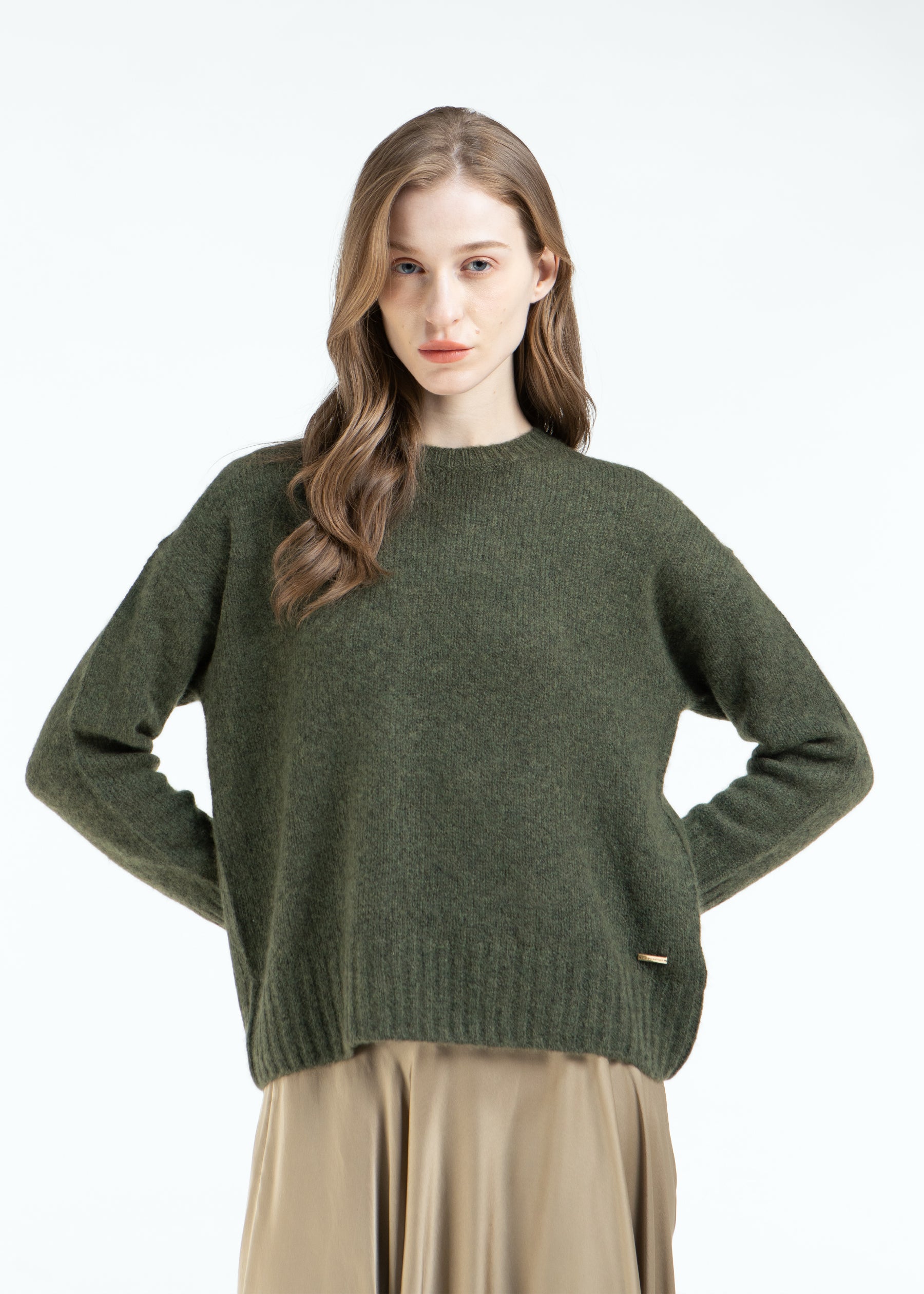 Libera Oversized Crewneck Cashmere Jumper