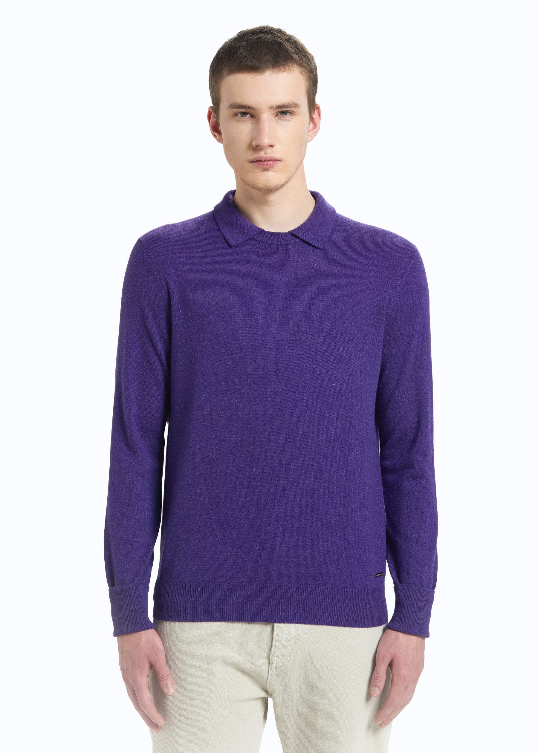 Siena Men's Cashmere Polo Neck Jumper