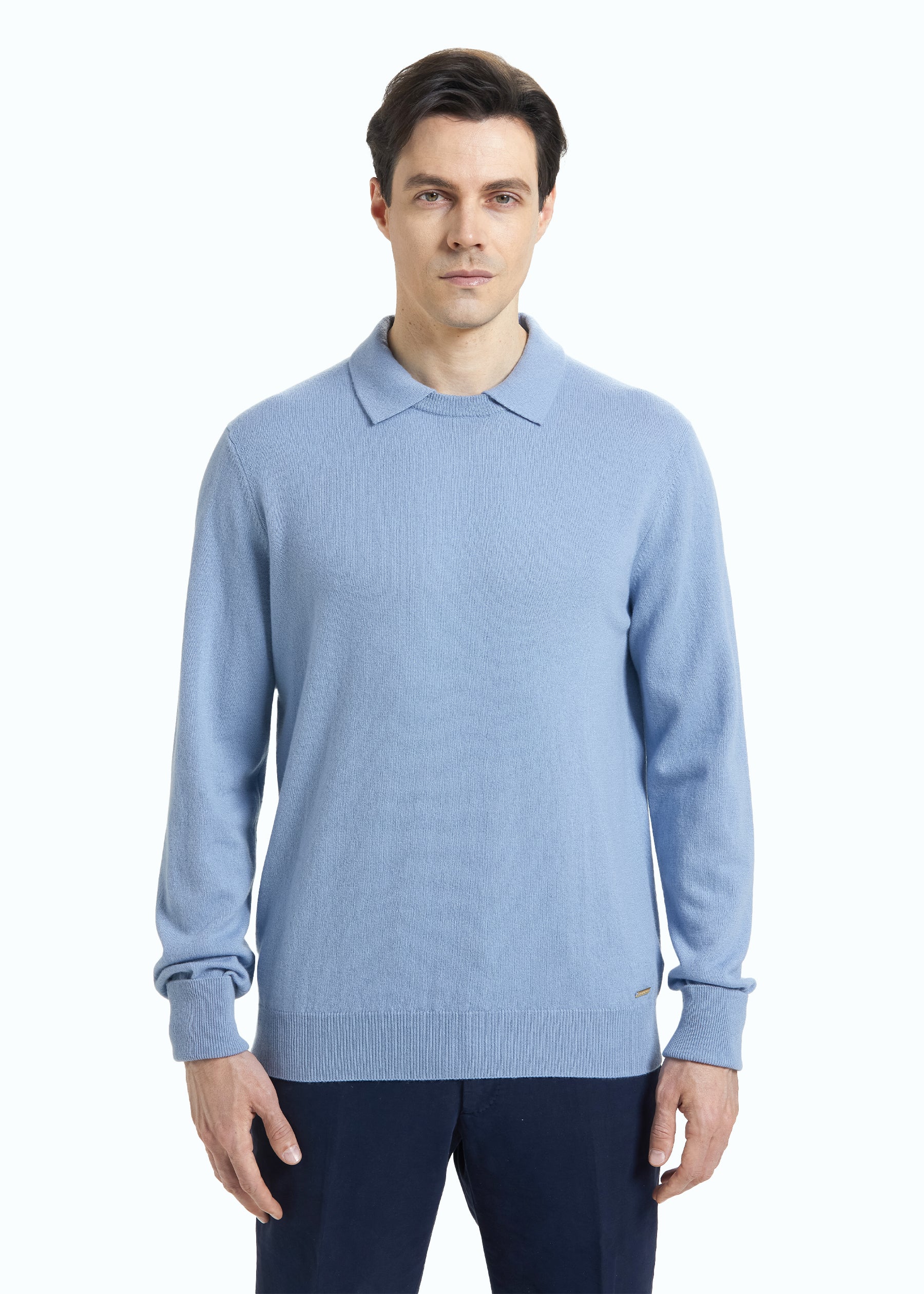 Siena Men's Cashmere Polo Neck Jumper