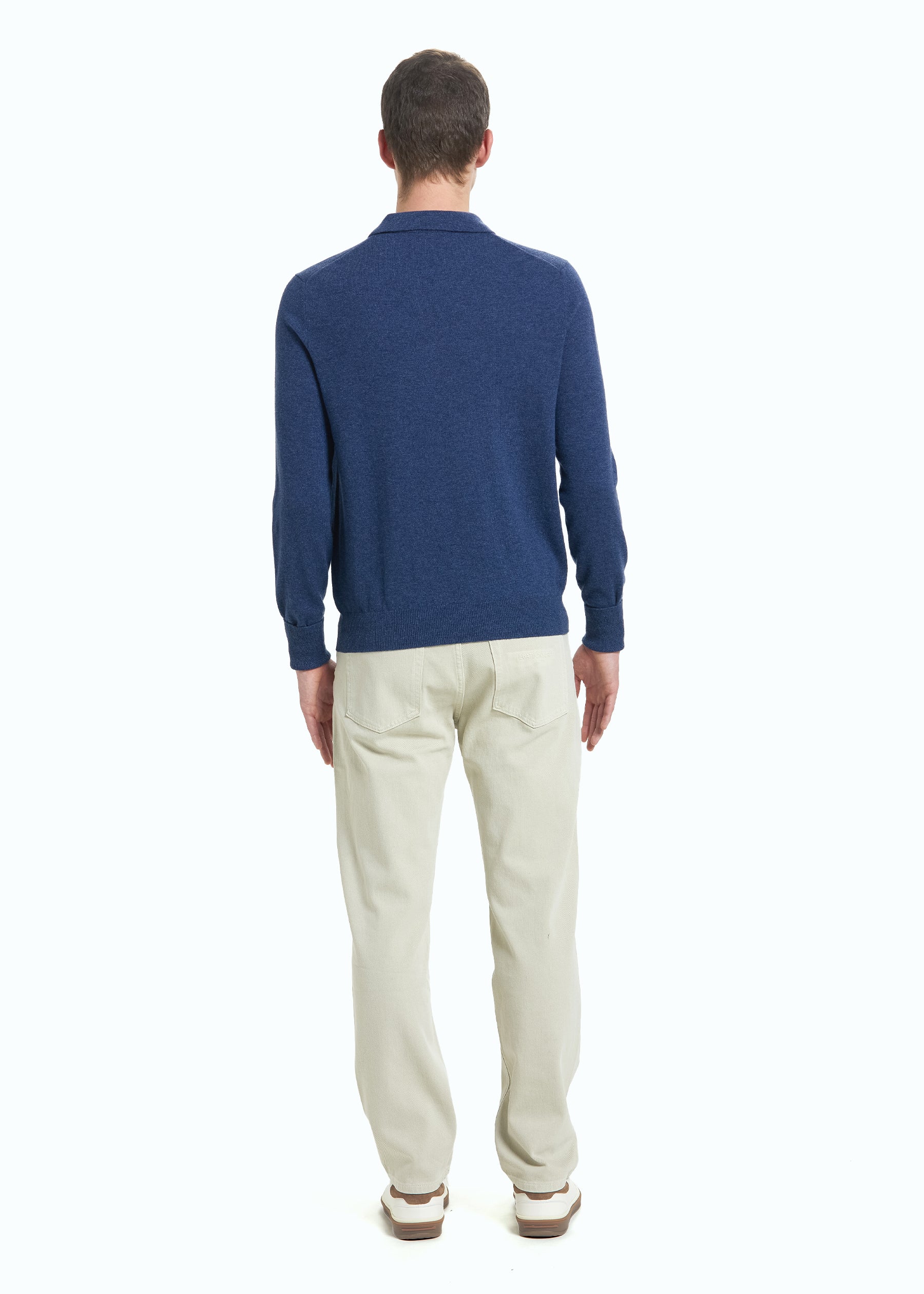Siena Men's Cashmere Polo Neck Jumper