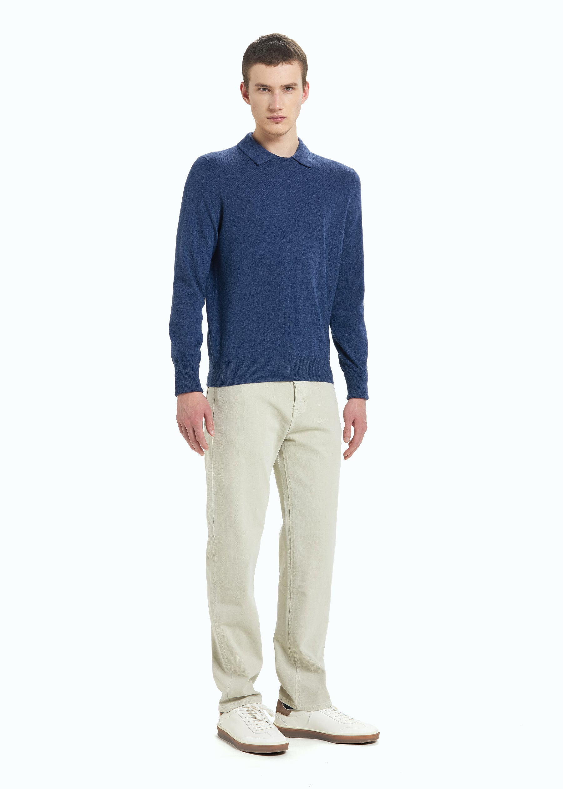 Siena Men's Cashmere Polo Neck Jumper