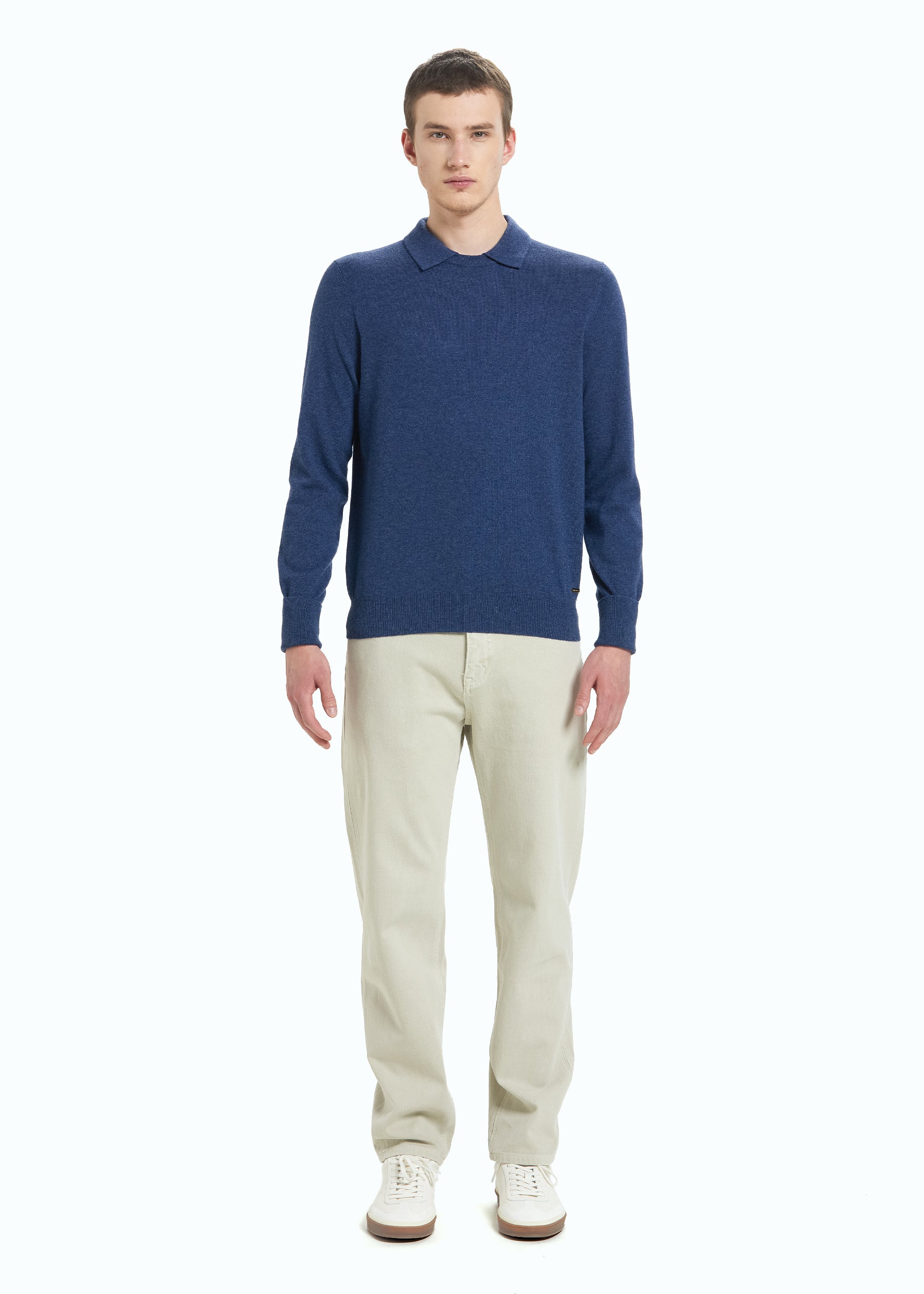 Siena Men's Cashmere Polo Neck Jumper