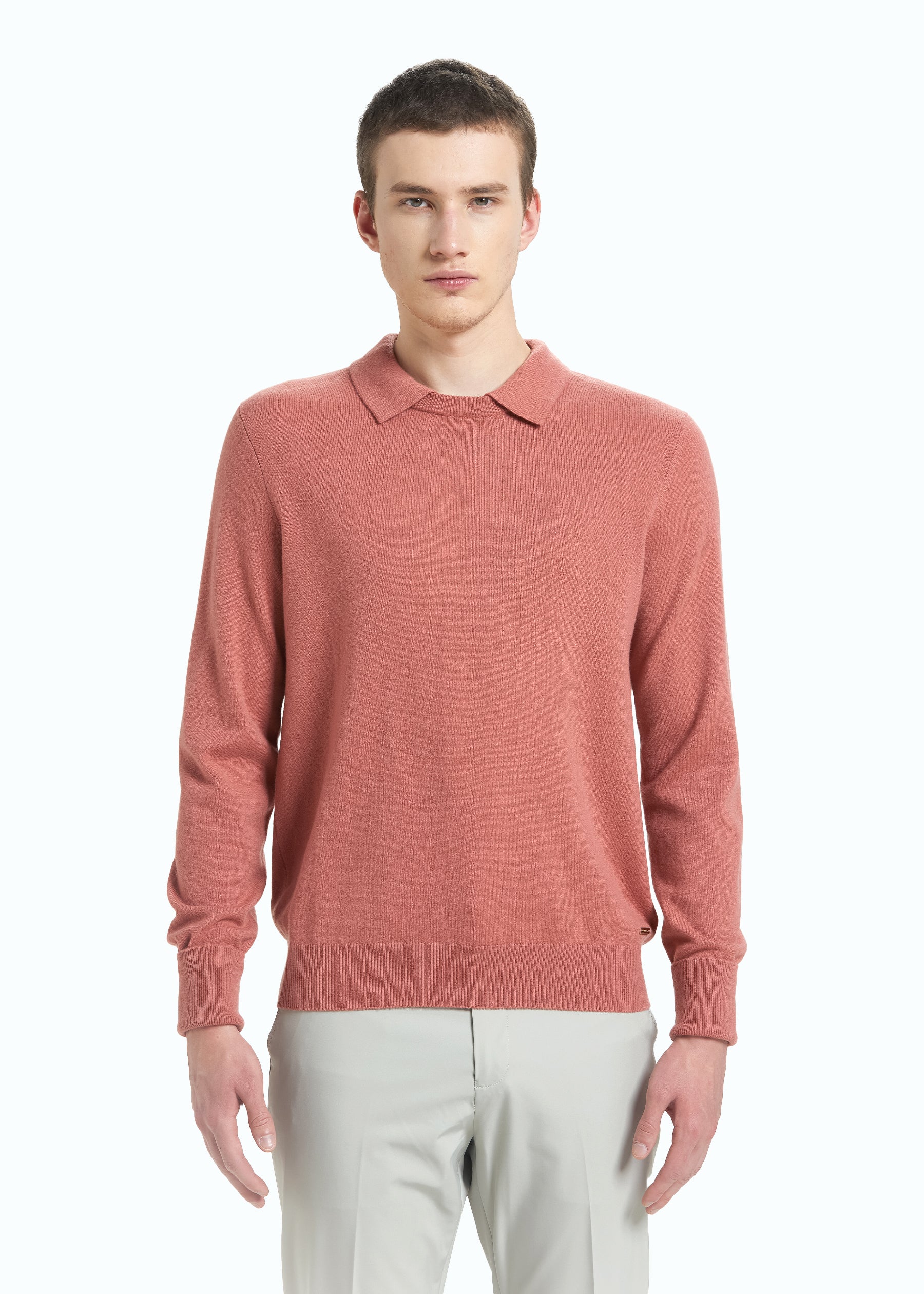 Siena Men's Cashmere Polo Neck Jumper