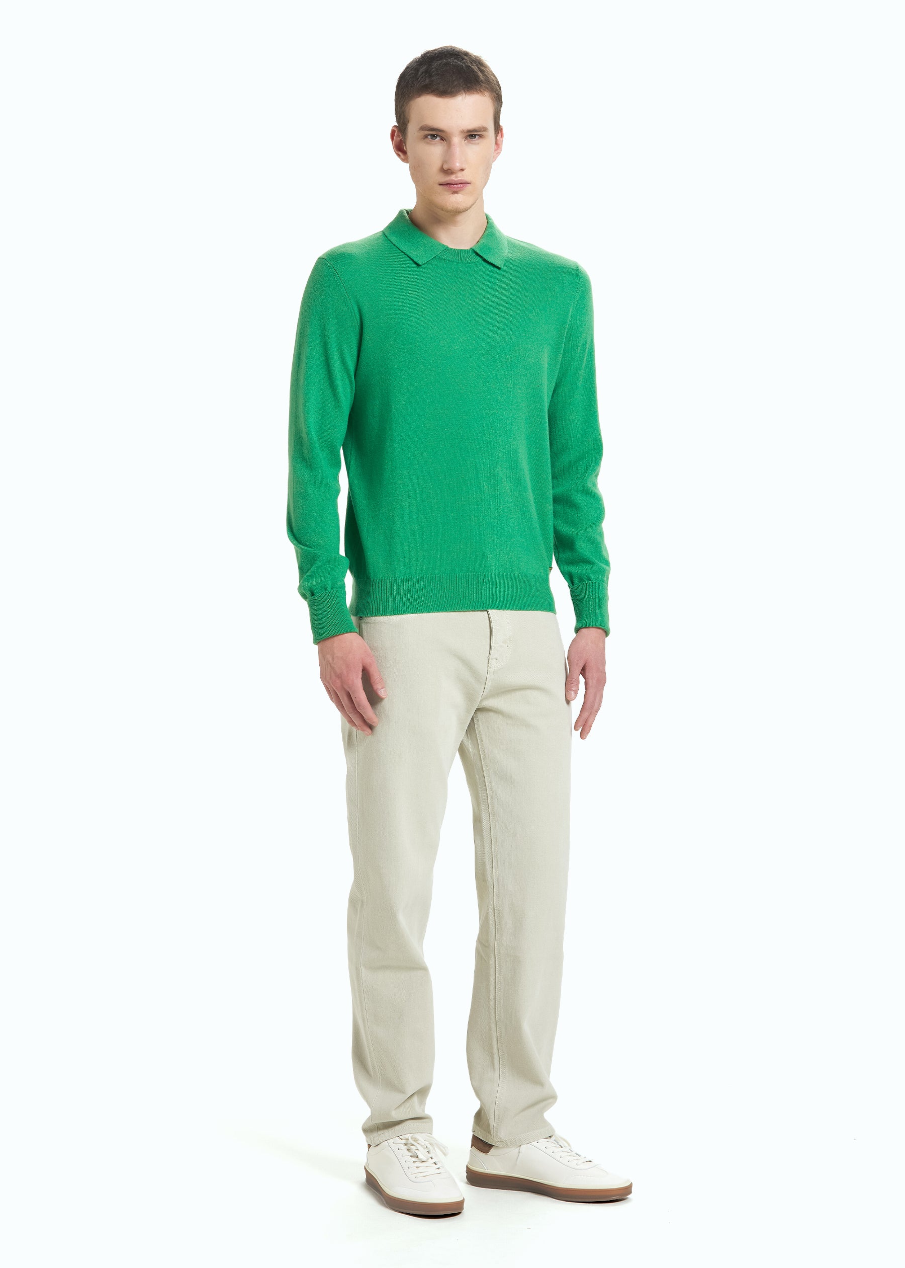 Siena Men's Cashmere Polo Neck Jumper